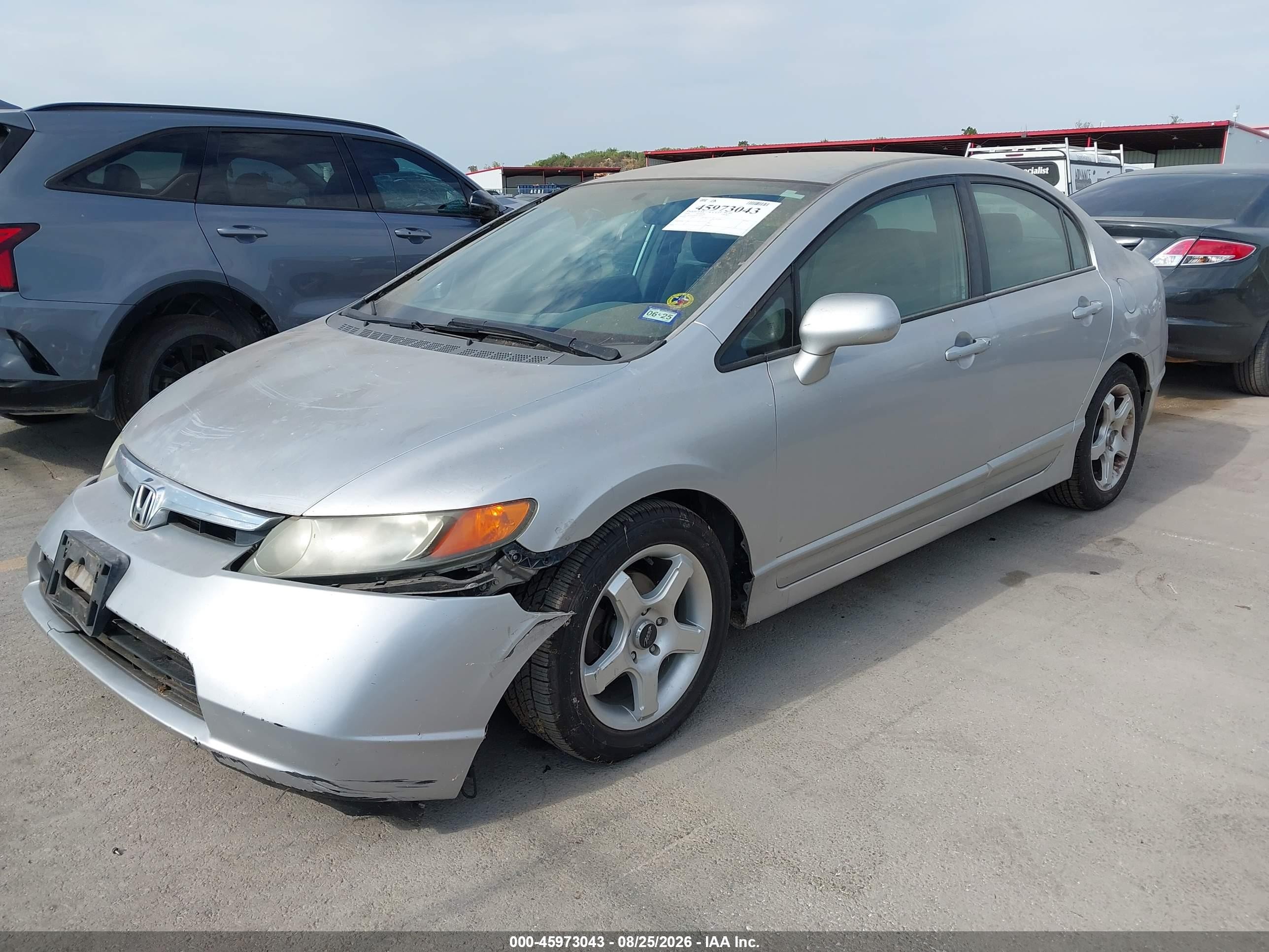 2006 Honda Civic Lx Silver vin: 1HGFA16536L106581