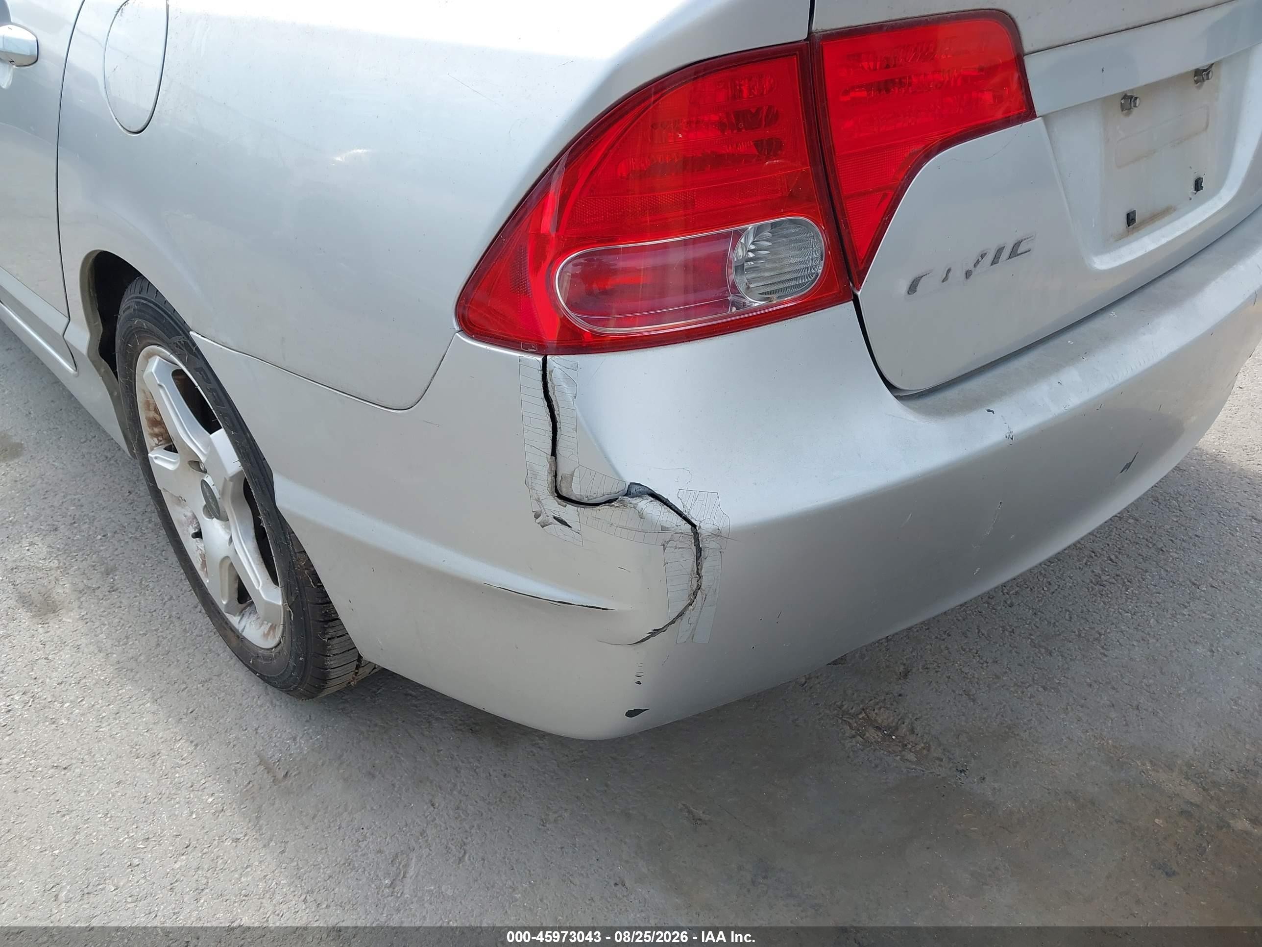 2006 Honda Civic Lx Silver vin: 1HGFA16536L106581