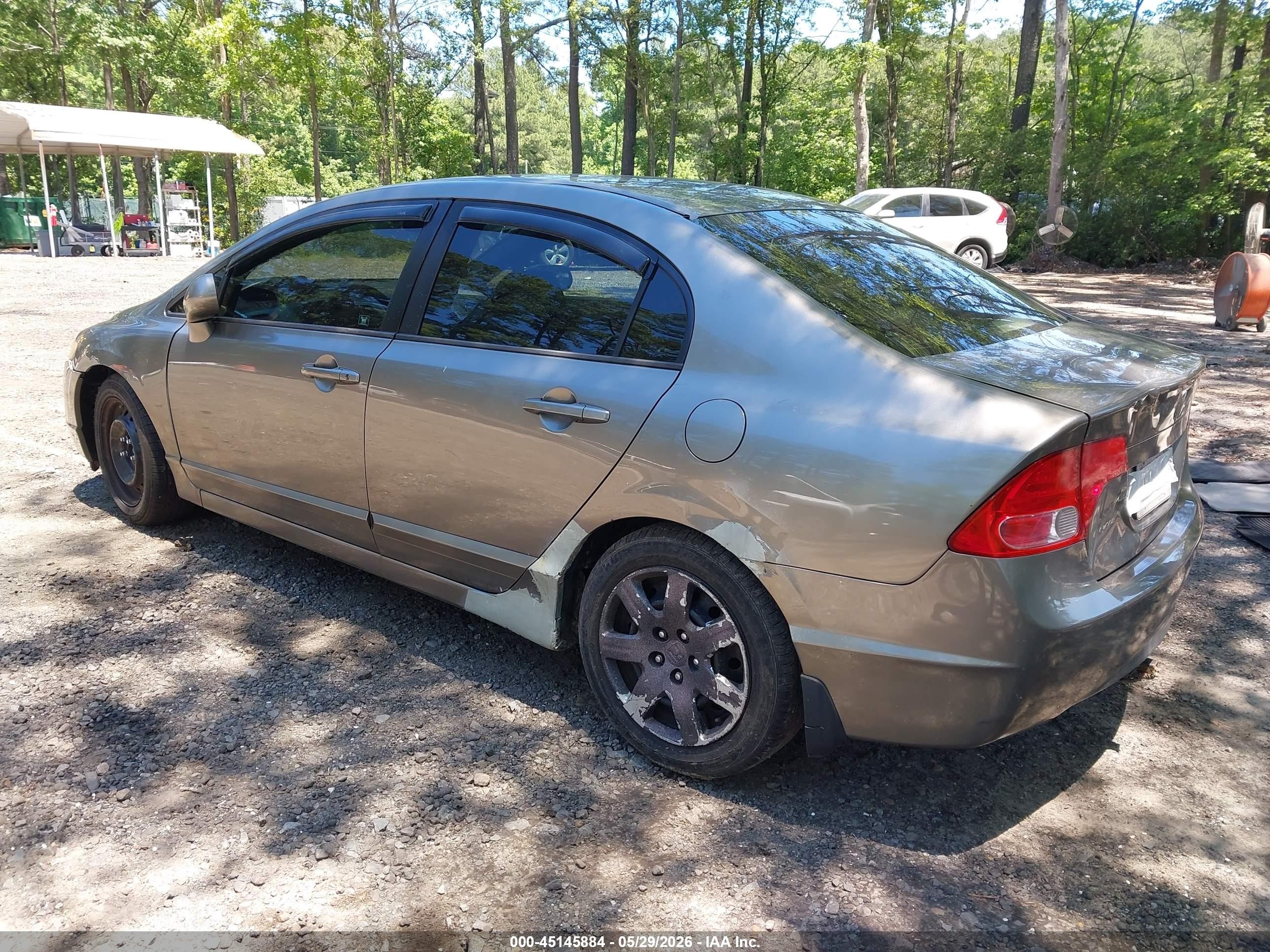 2006 Honda Civic Lx Gray vin: 1HGFA16536L133327