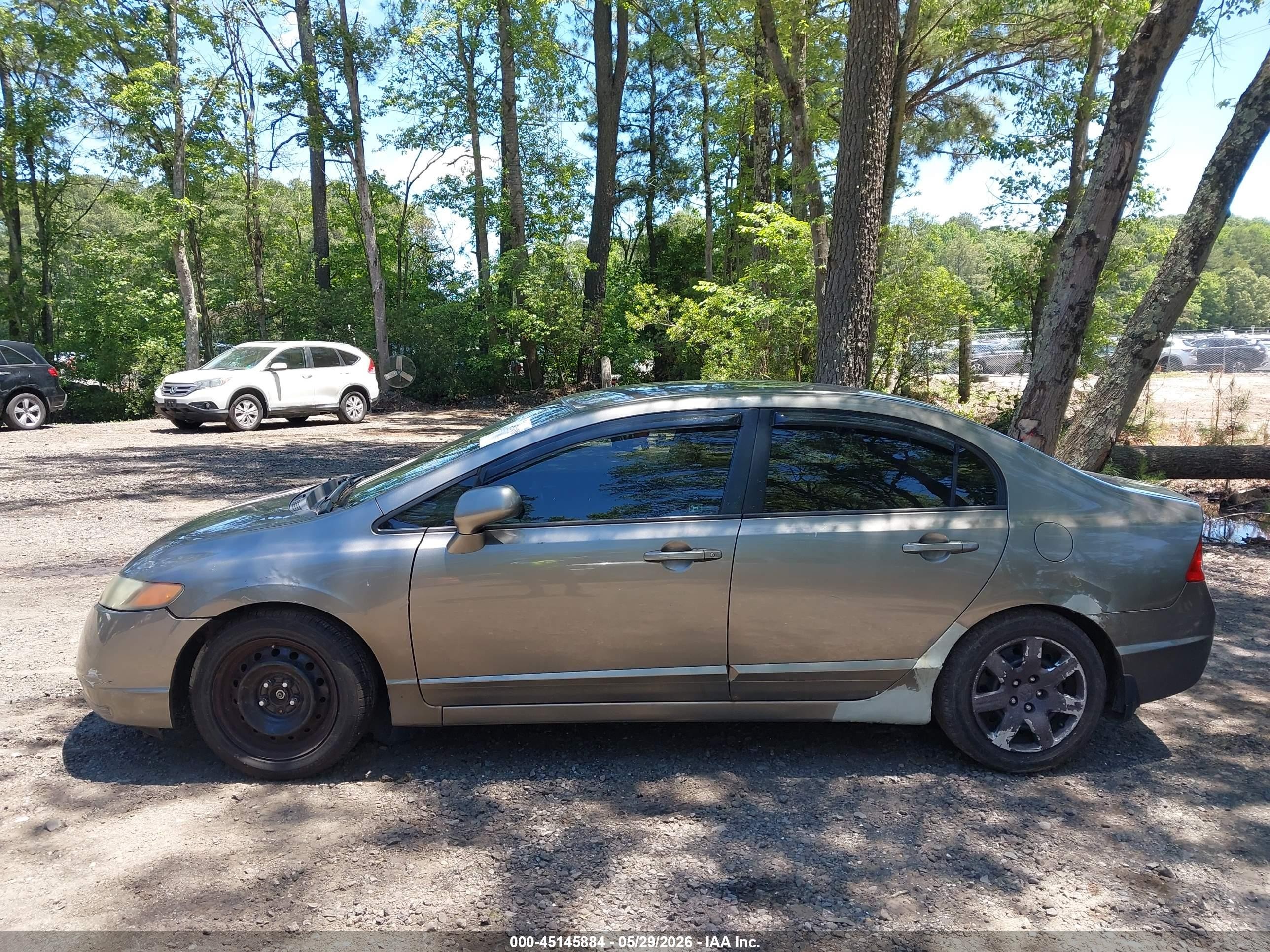 2006 Honda Civic Lx Gray vin: 1HGFA16536L133327