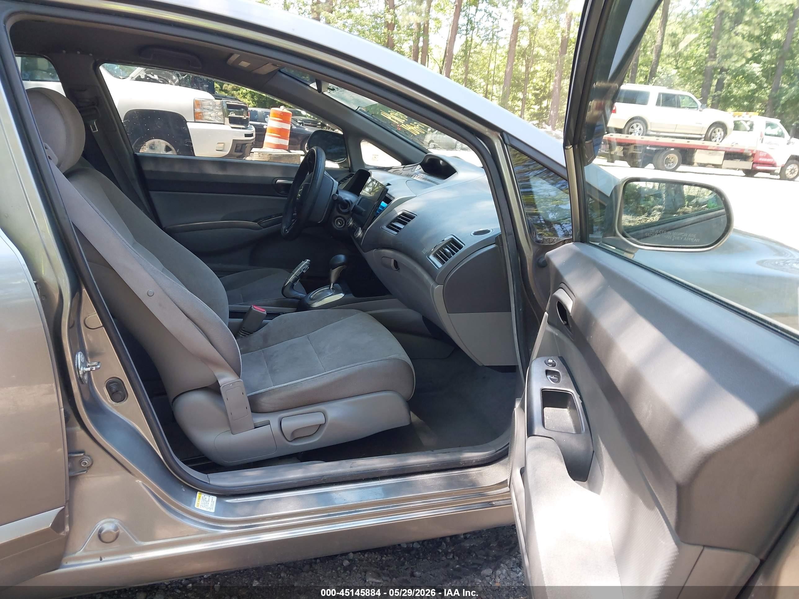 2006 Honda Civic Lx Gray vin: 1HGFA16536L133327