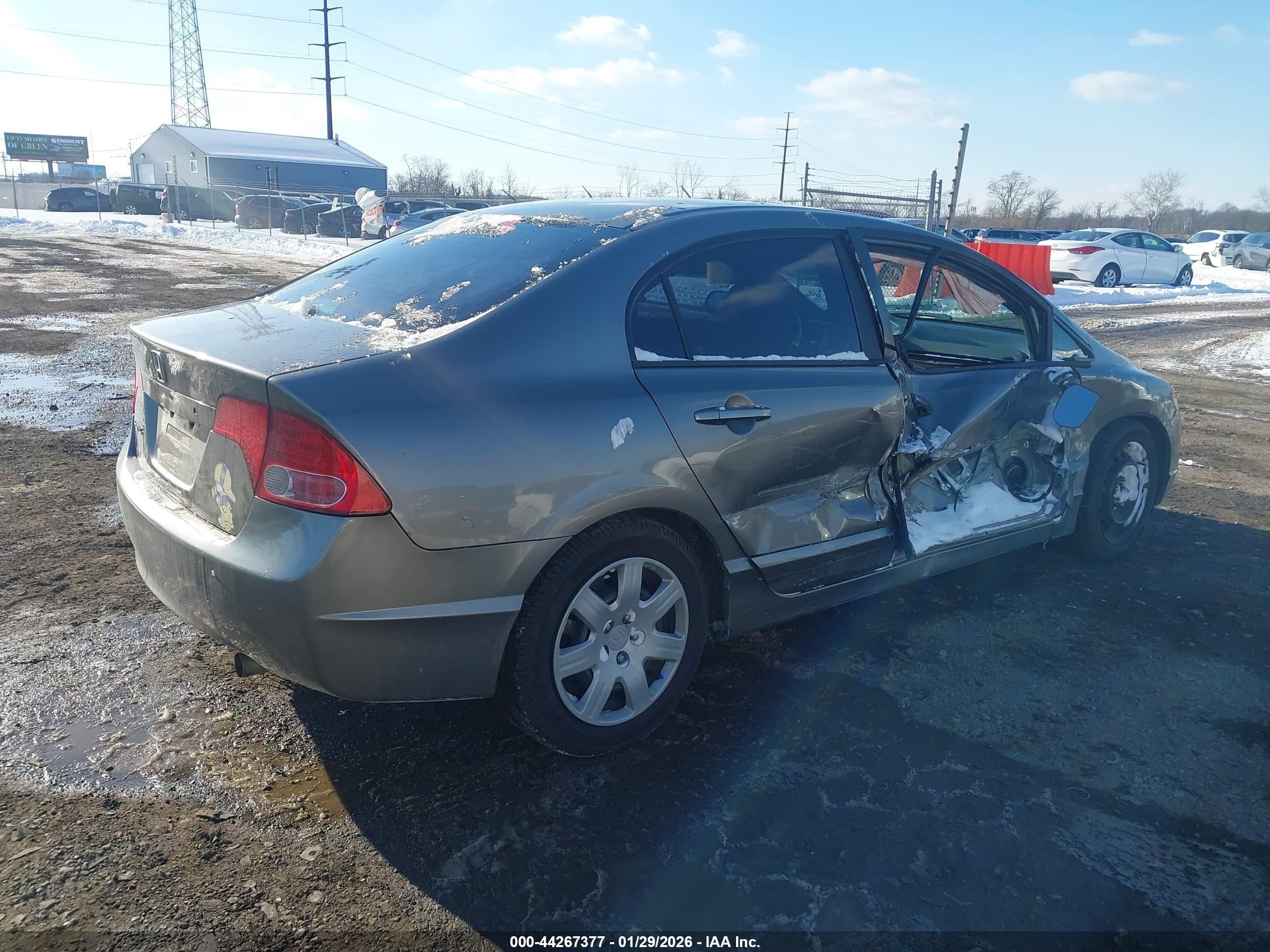 2006 Honda Civic Lx Brown vin: 1HGFA16536L142397