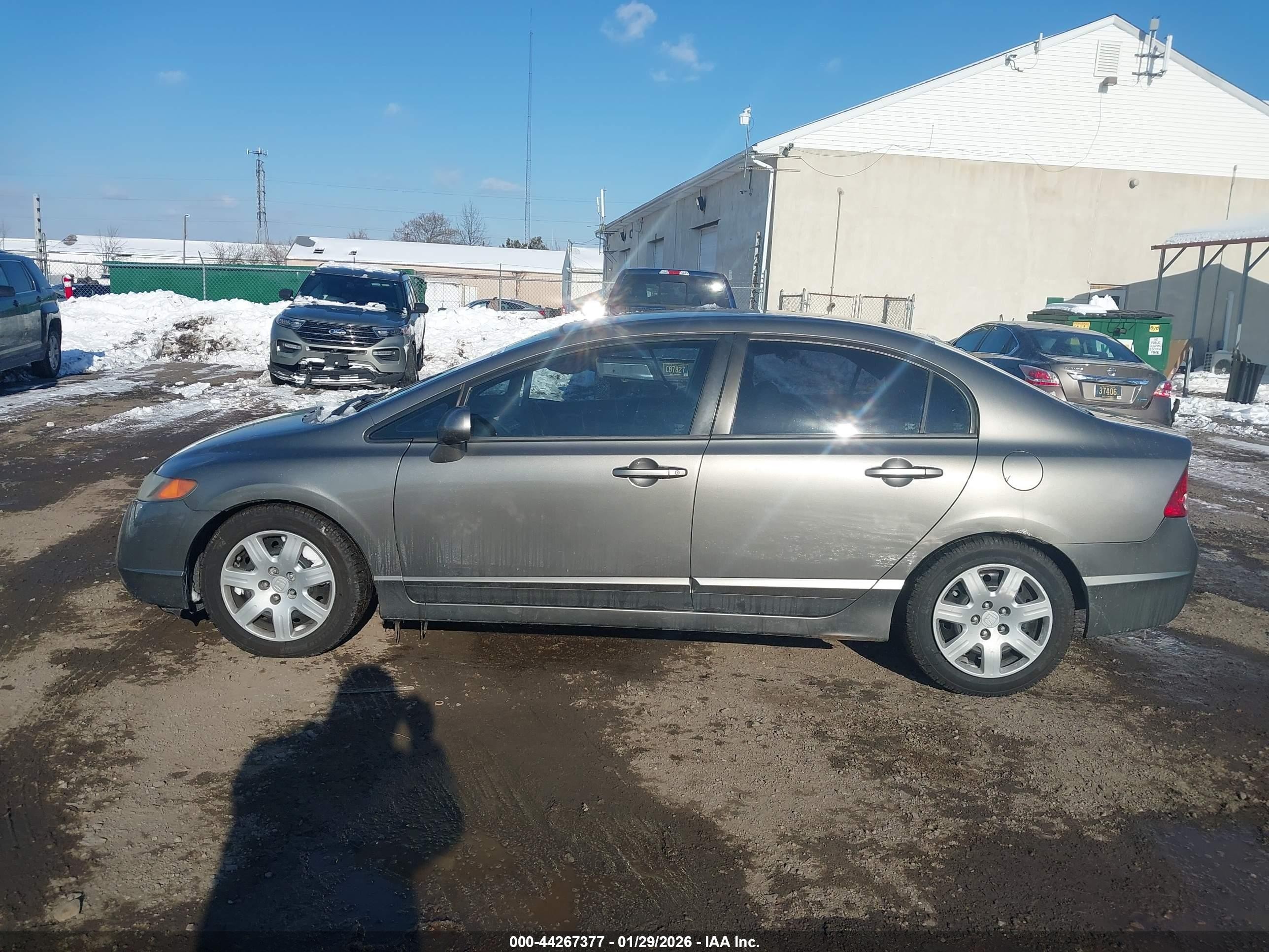 2006 Honda Civic Lx Brown vin: 1HGFA16536L142397