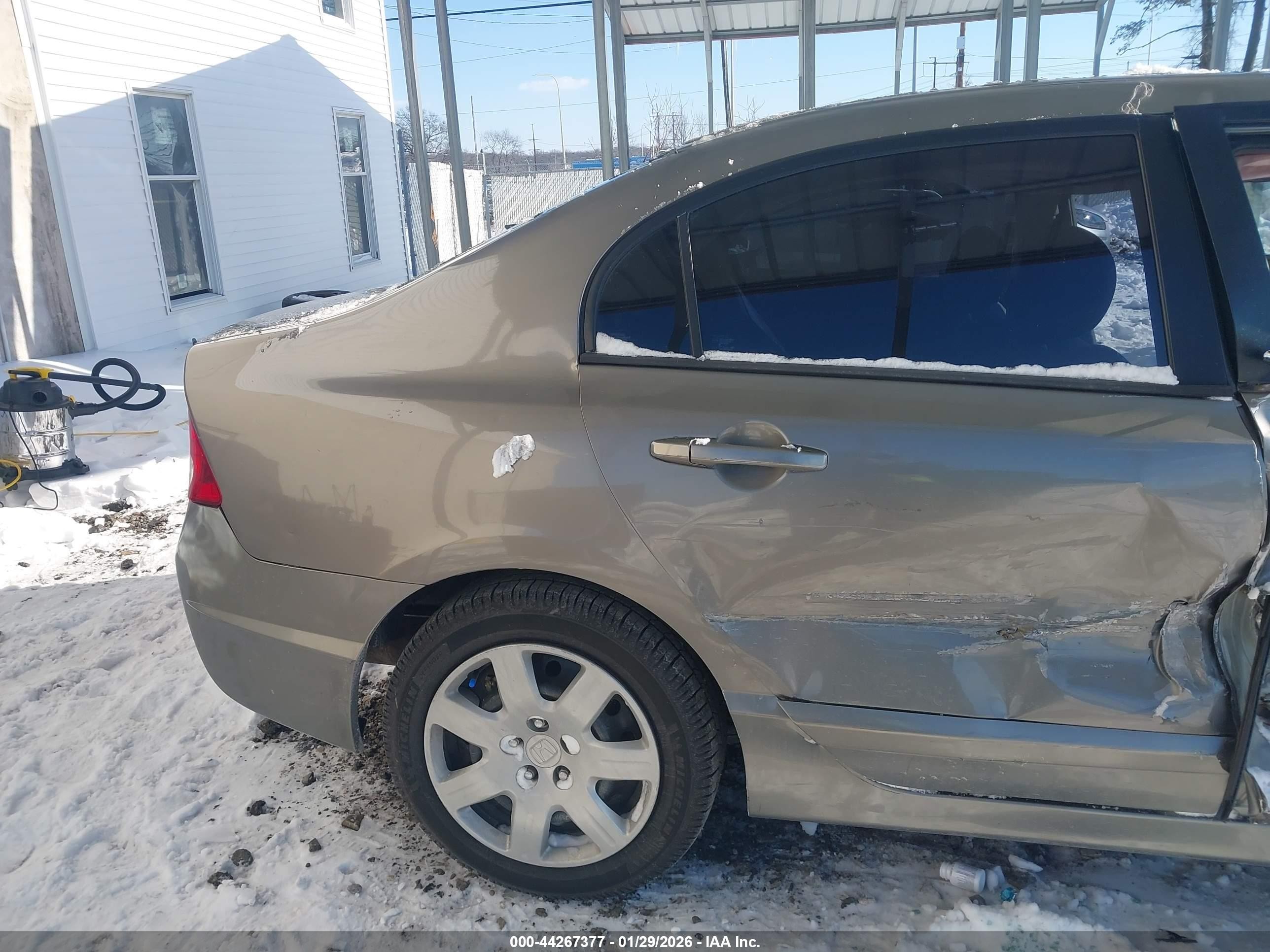 2006 Honda Civic Lx Brown vin: 1HGFA16536L142397