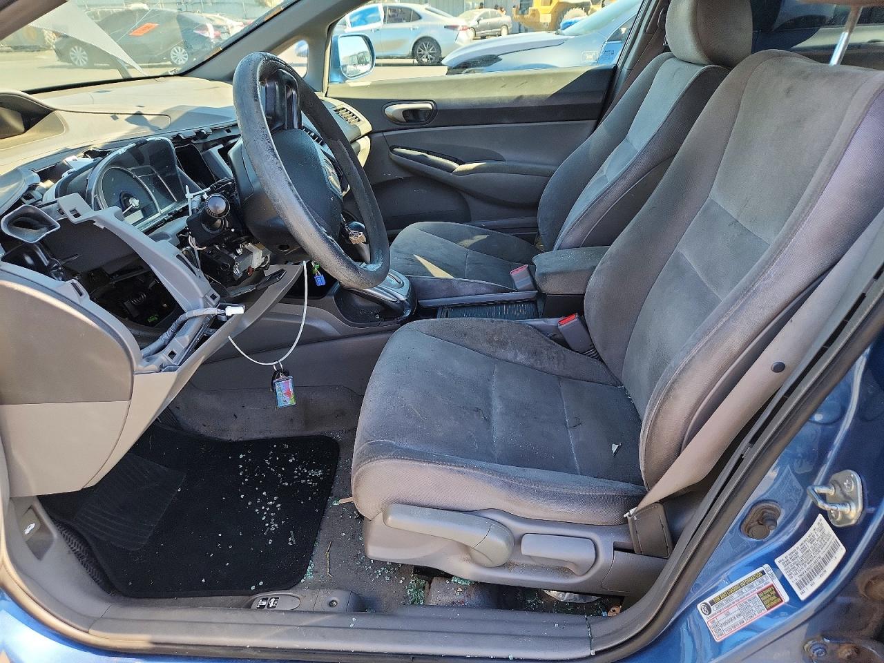 2007 Honda Civic Lx Blue vin: 1HGFA16537L003792