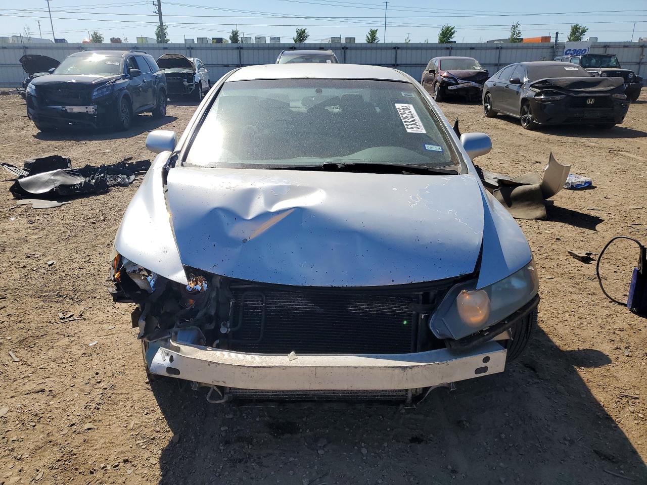 2007 Honda Civic Lx Silver vin: 1HGFA16537L027185