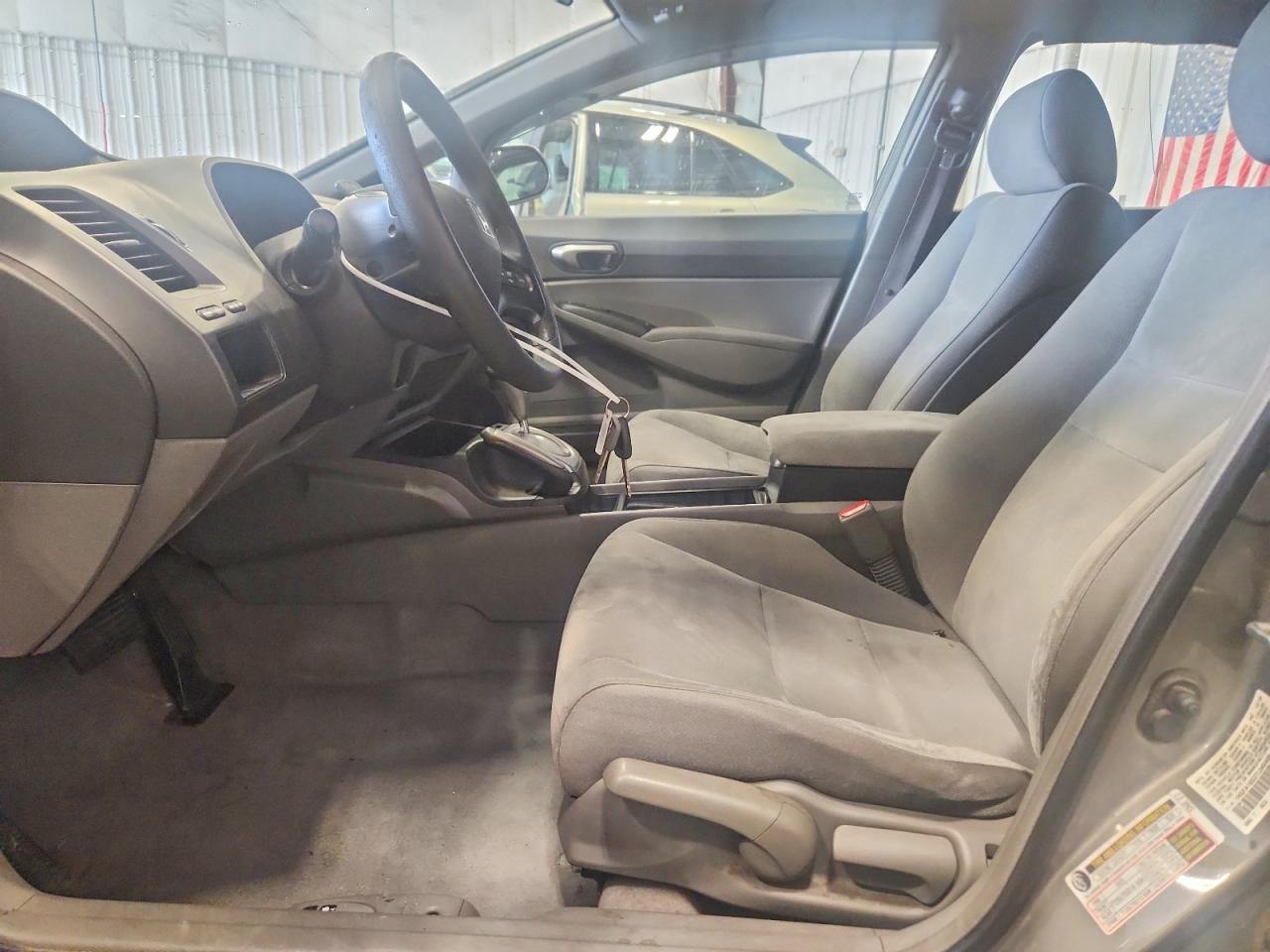 2007 Honda Civic Lx Gray vin: 1HGFA16537L040468
