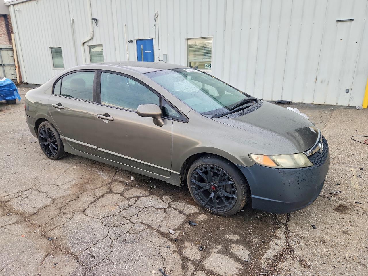 2007 Honda Civic Lx Brown vin: 1HGFA16537L046500