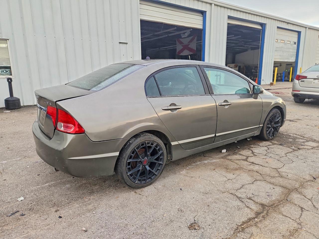 2007 Honda Civic Lx Brown vin: 1HGFA16537L046500