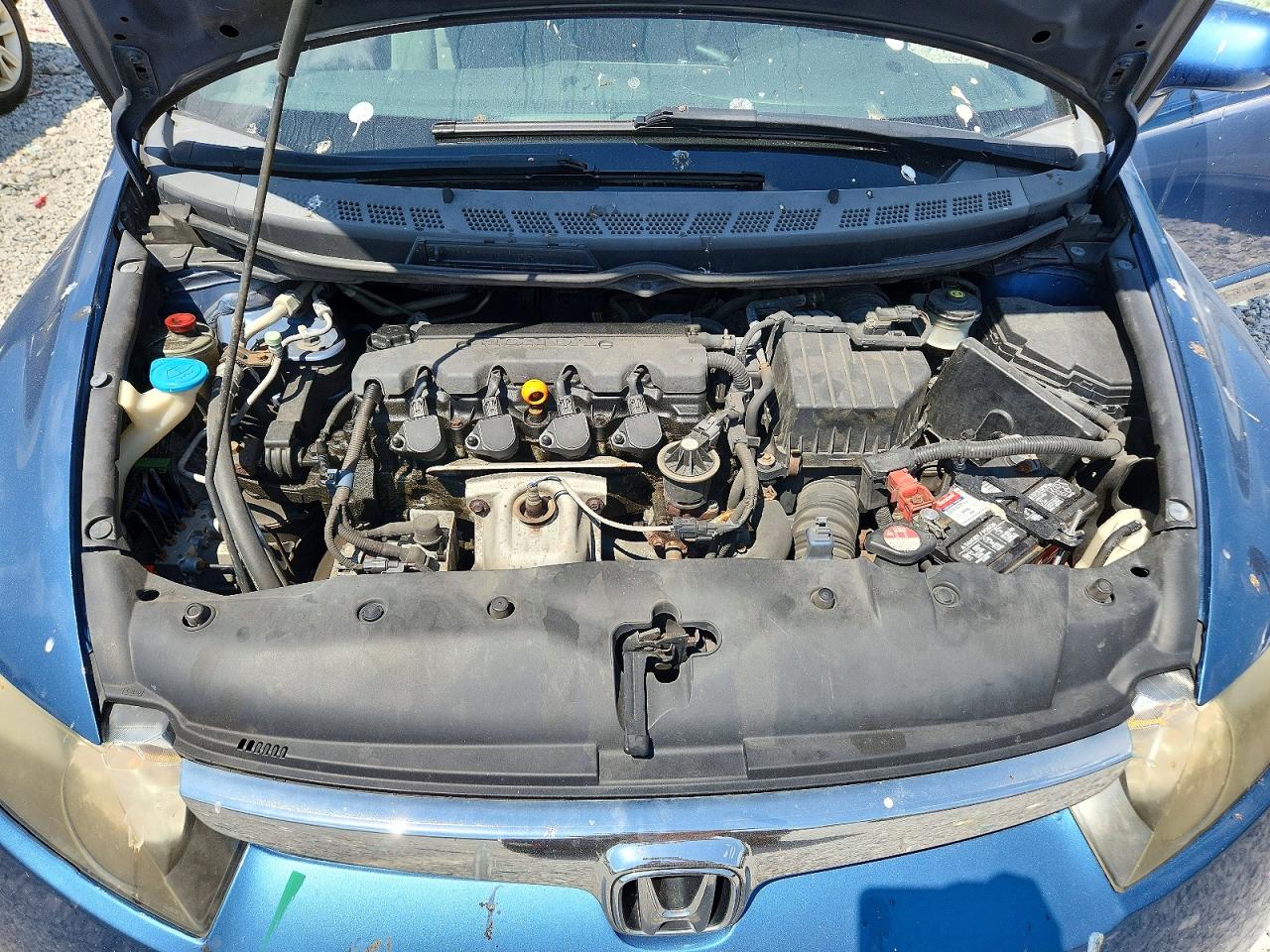 2007 Honda Civic Lx Blue vin: 1HGFA16537L098189