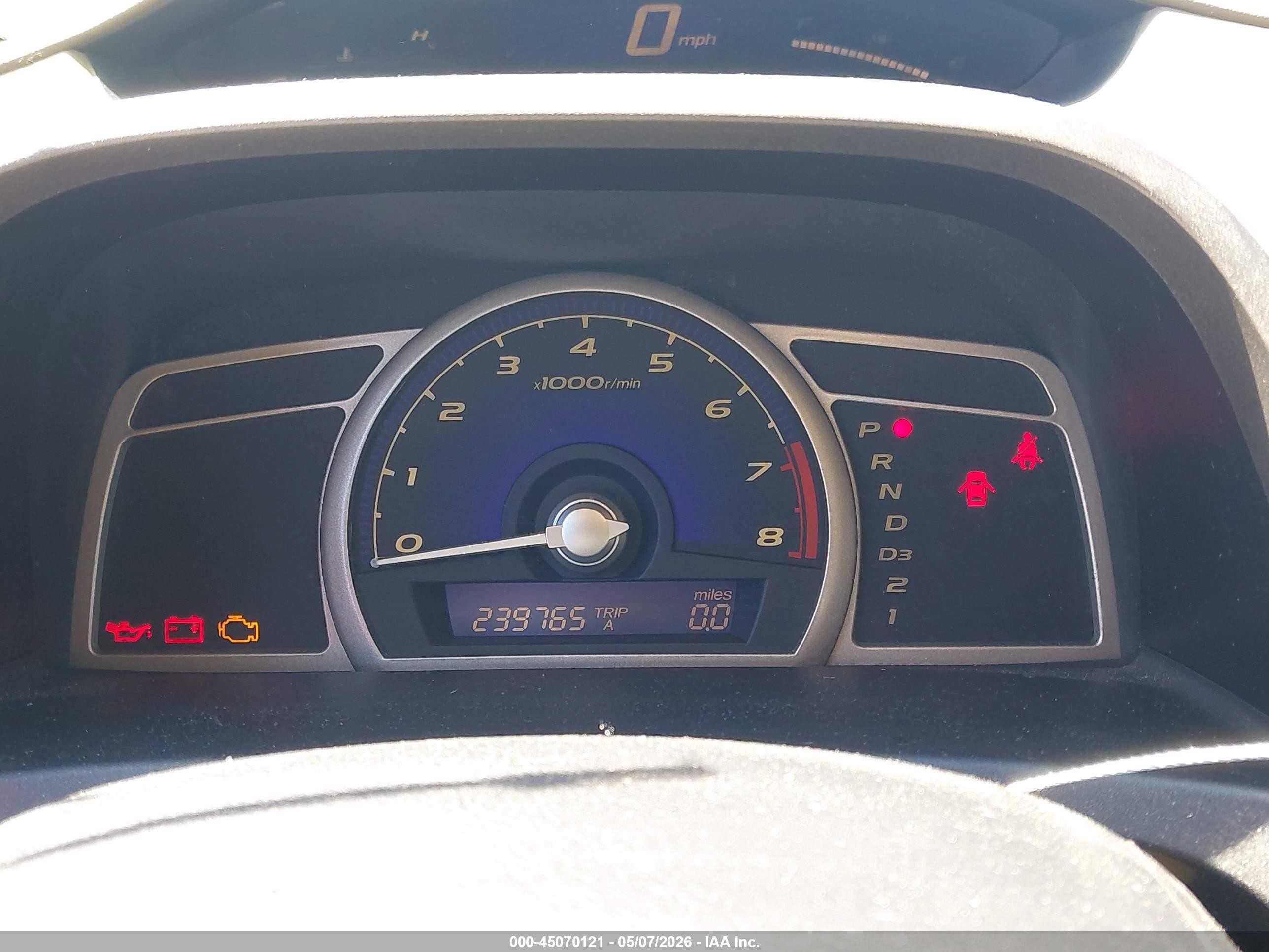 2007 Honda Civic Lx Белый vin: 1HGFA16537L102774