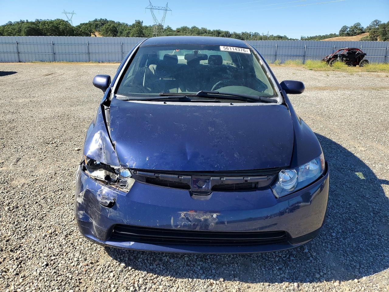 2007 Honda Civic Lx Синий vin: 1HGFA16537L116738
