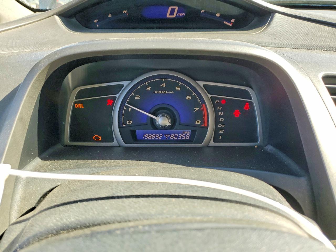 2007 Honda Civic Lx Синий vin: 1HGFA16537L116738