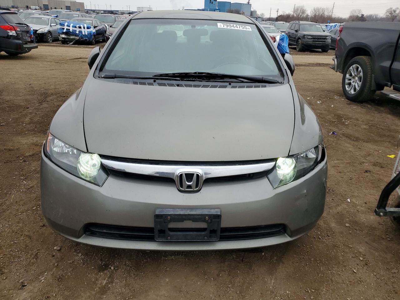 2008 Honda Civic Lx Серый vin: 1HGFA16538L034039