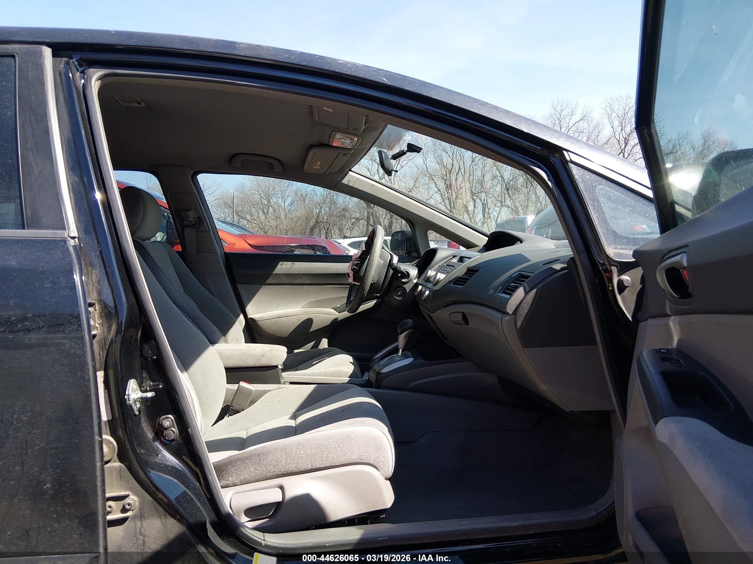 2008 Honda Civic Lx Black vin: 1HGFA16538L039368