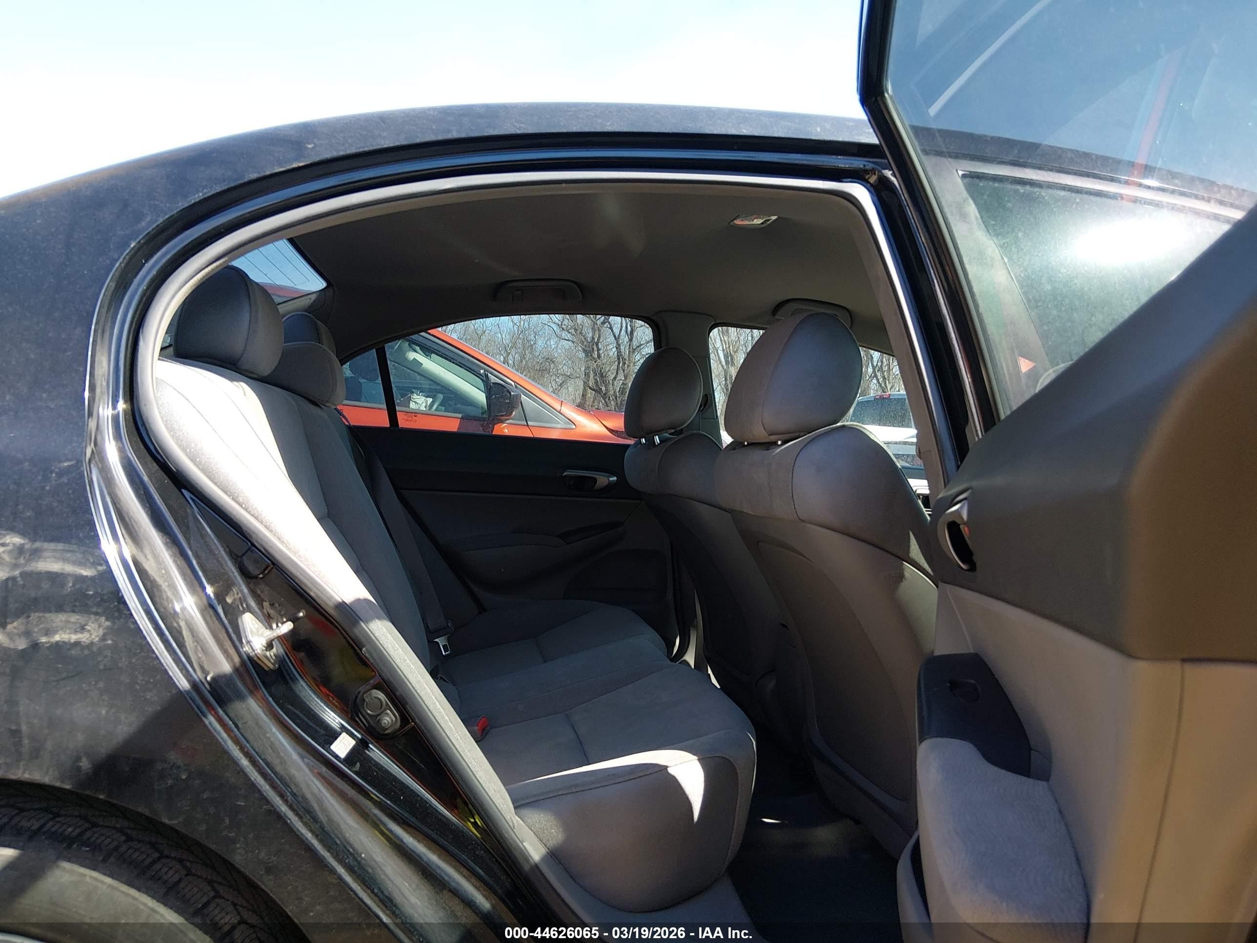 2008 Honda Civic Lx Black vin: 1HGFA16538L039368