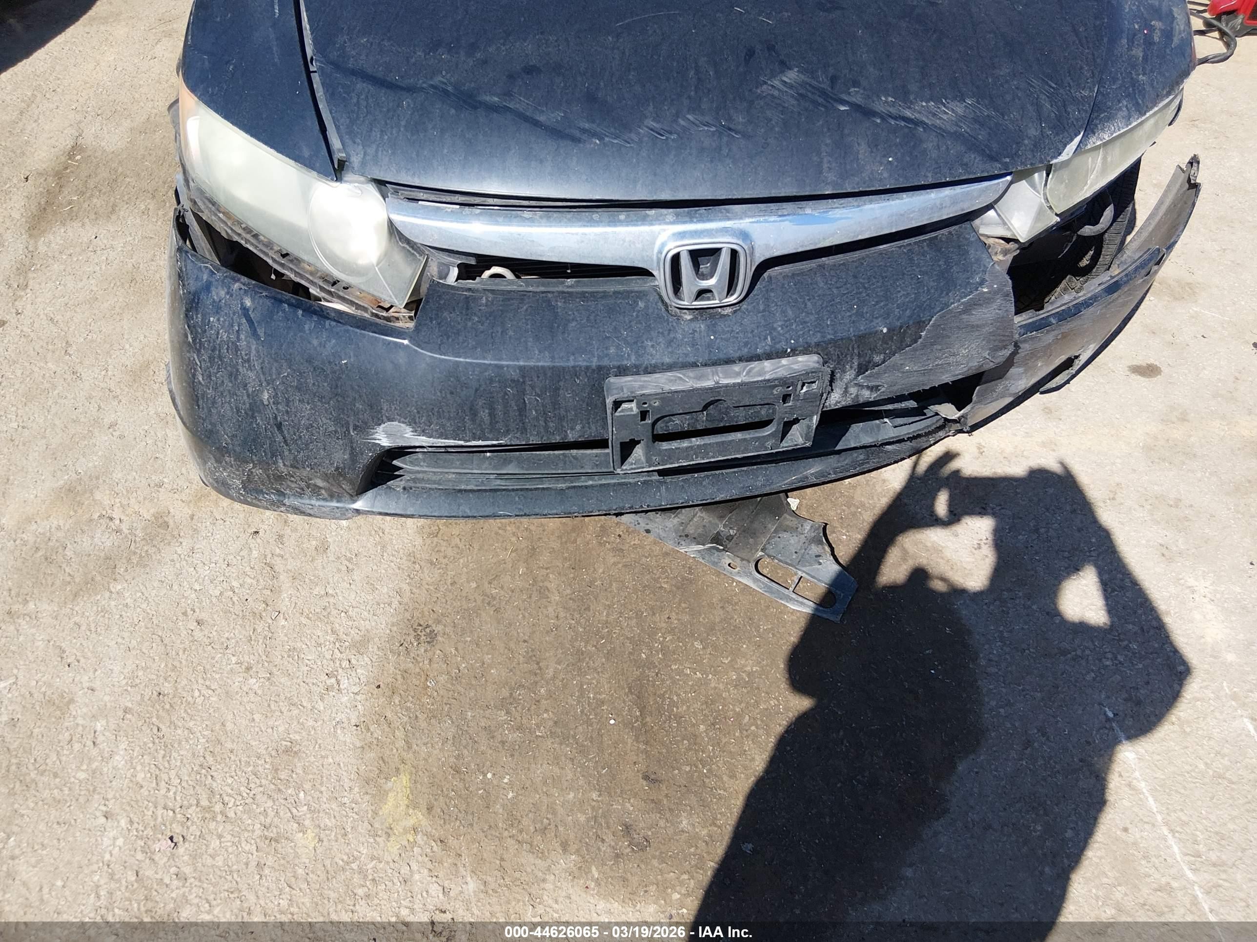2008 Honda Civic Lx Black vin: 1HGFA16538L039368