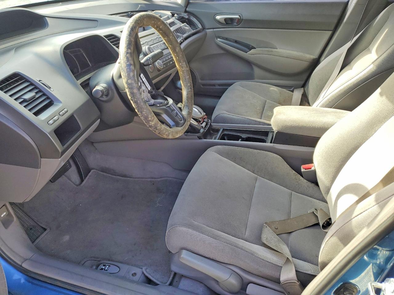 2008 Honda Civic Lx Blue vin: 1HGFA16538L057983