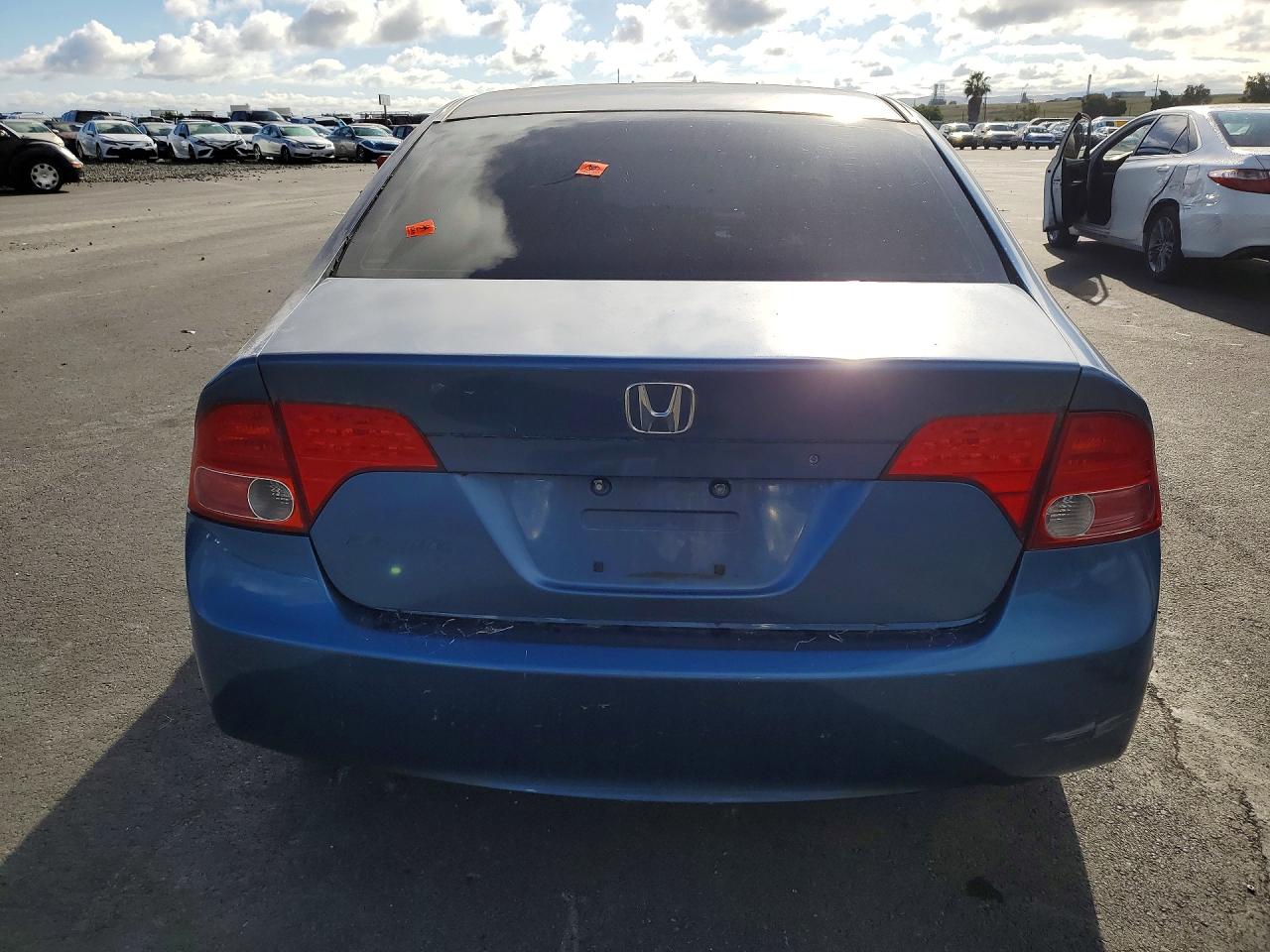 2008 Honda Civic Lx Blue vin: 1HGFA16538L057983