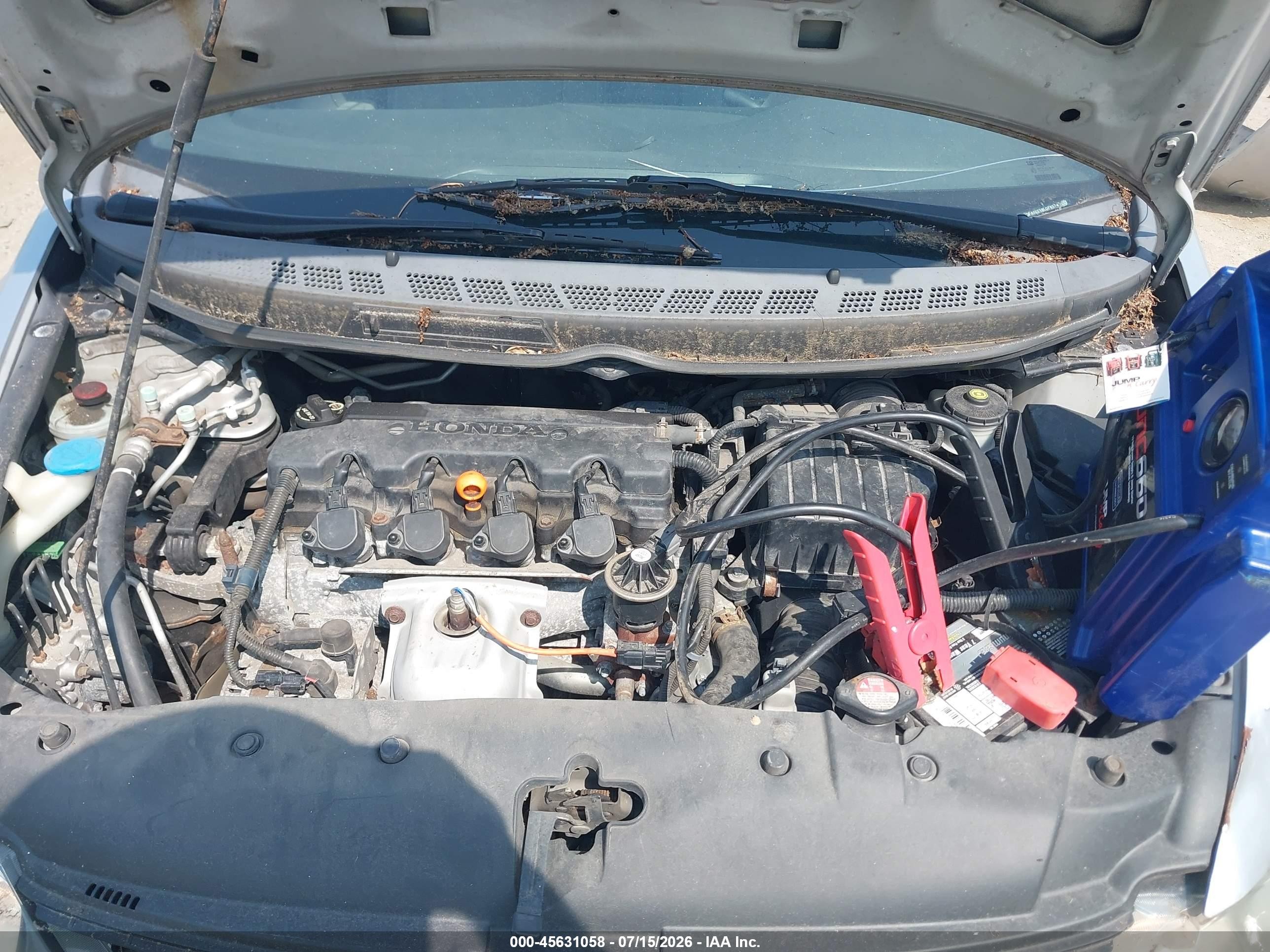 2008 Honda Civic Lx Silver vin: 1HGFA16538L078574
