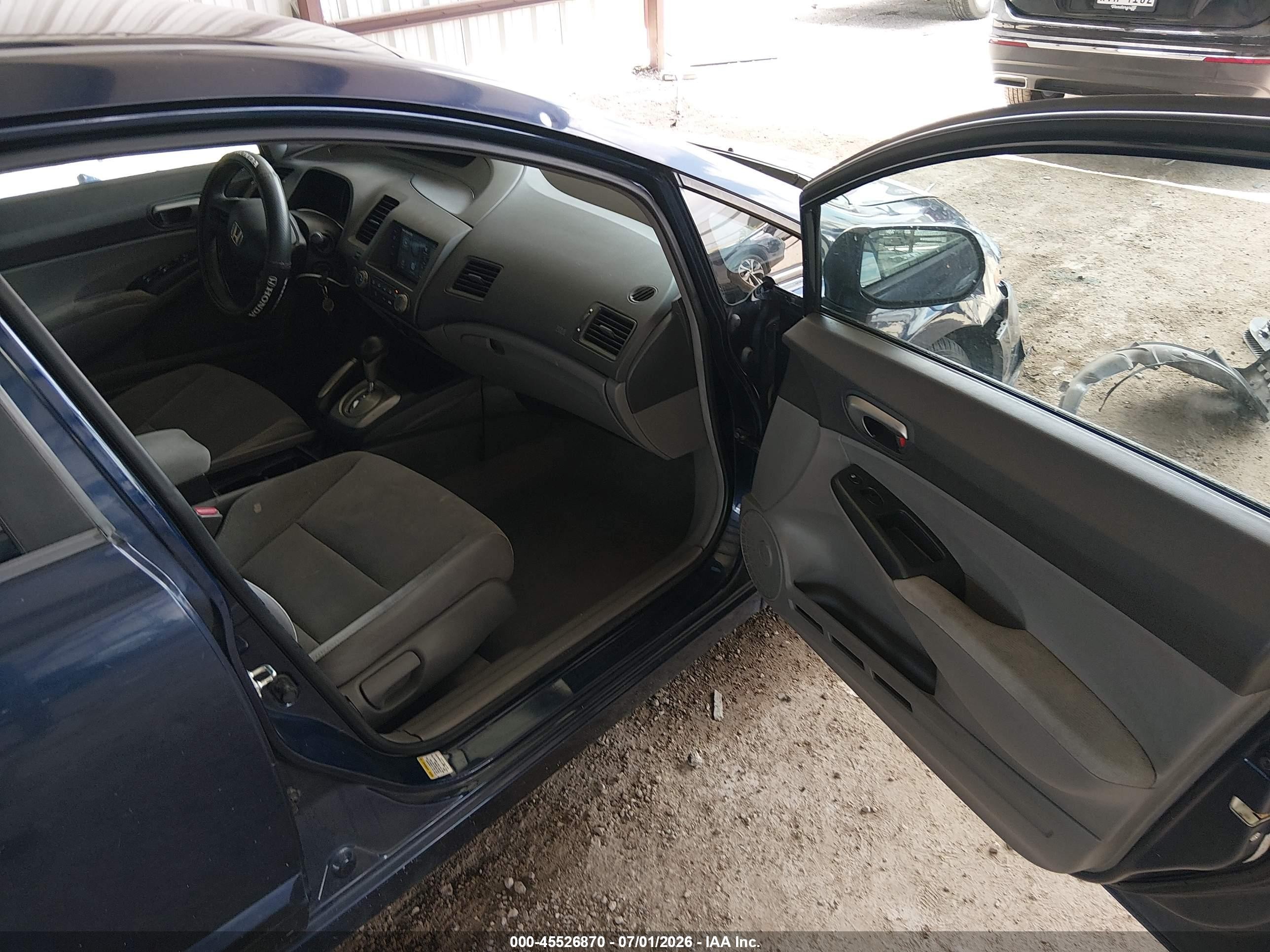 2008 Honda Civic Lx Синий vin: 1HGFA16538L081345