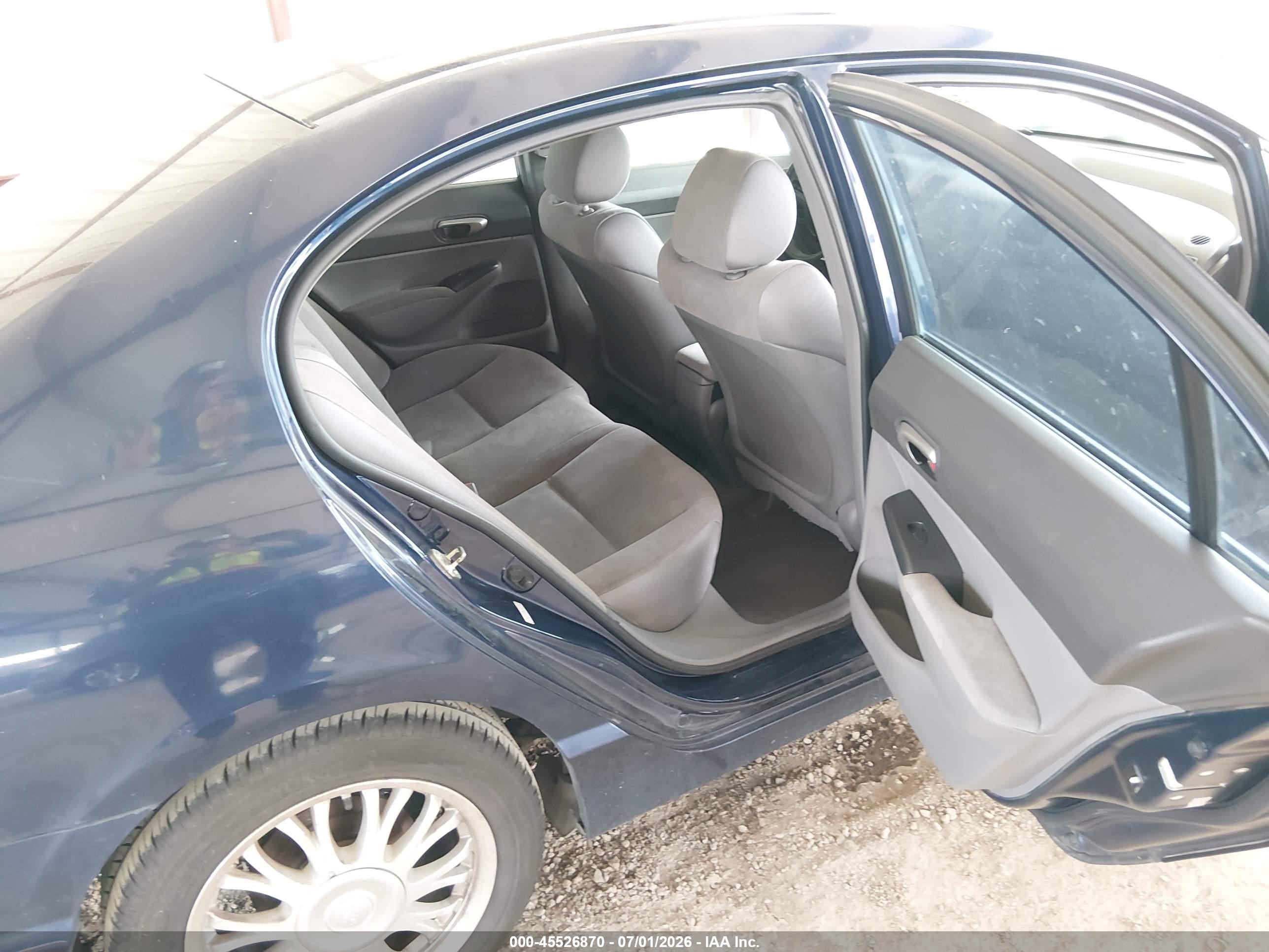 2008 Honda Civic Lx Синий vin: 1HGFA16538L081345