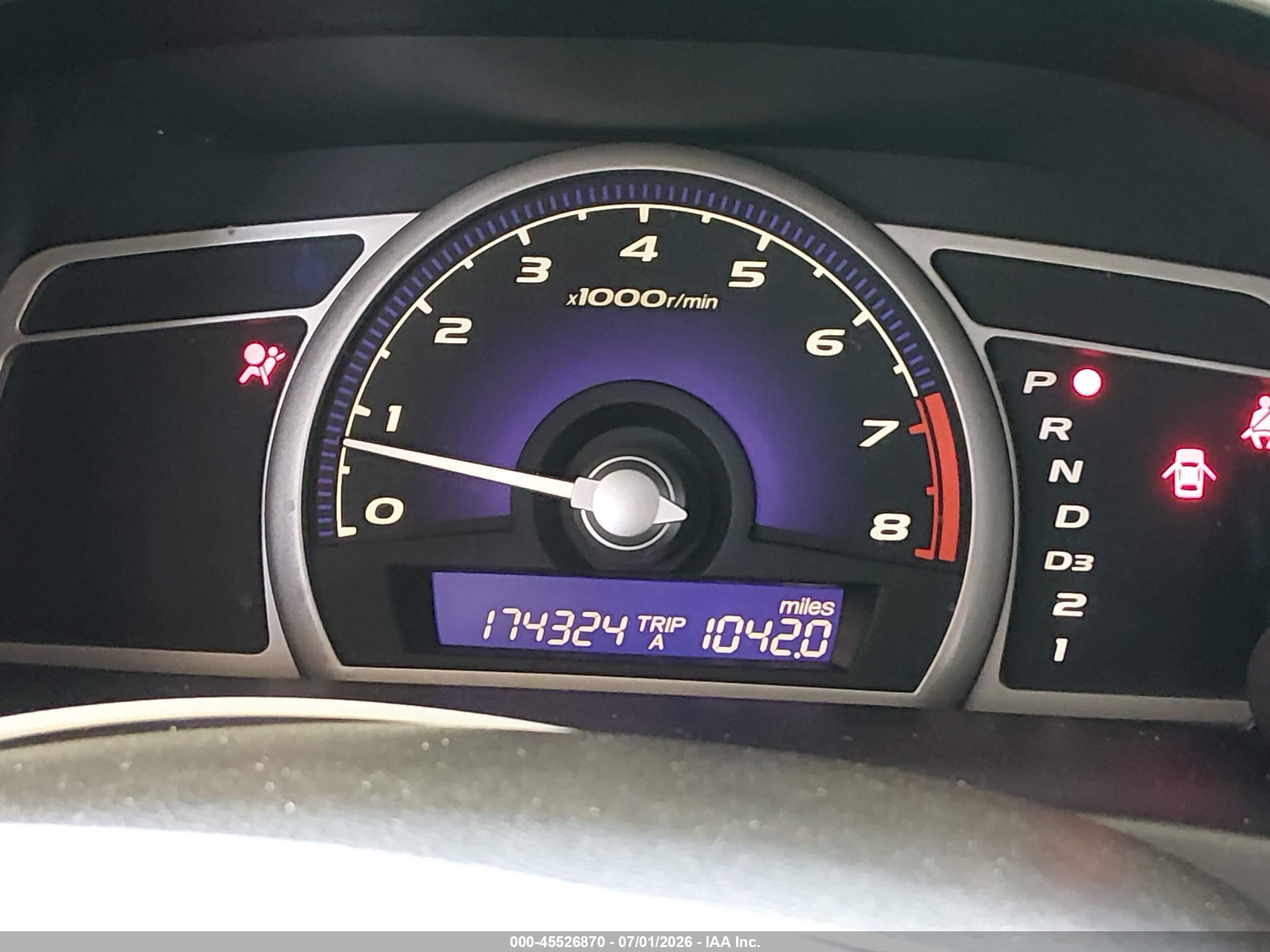 2008 Honda Civic Lx Синий vin: 1HGFA16538L081345