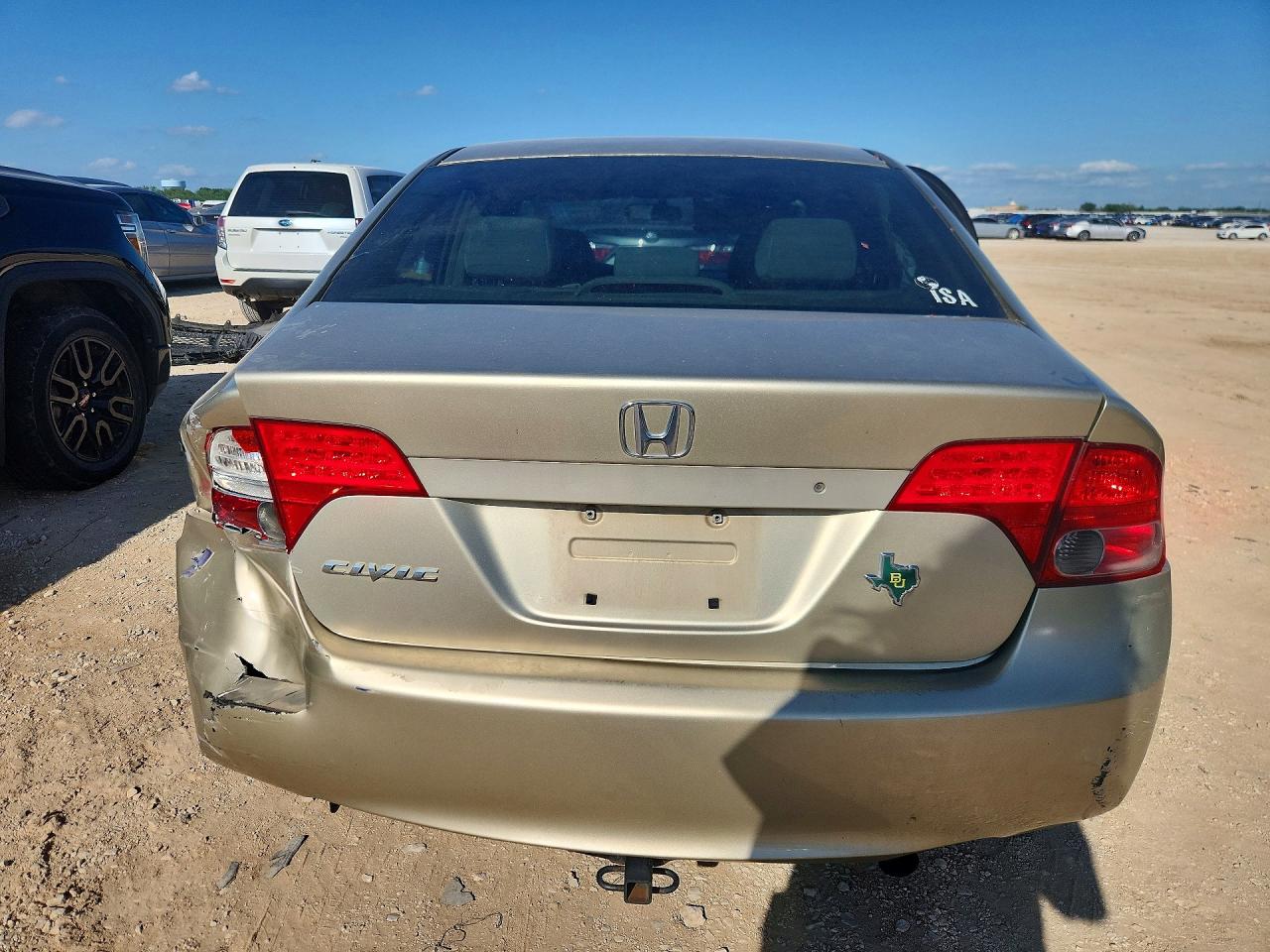 2008 Honda Civic Lx Бежевый vin: 1HGFA16538L099568