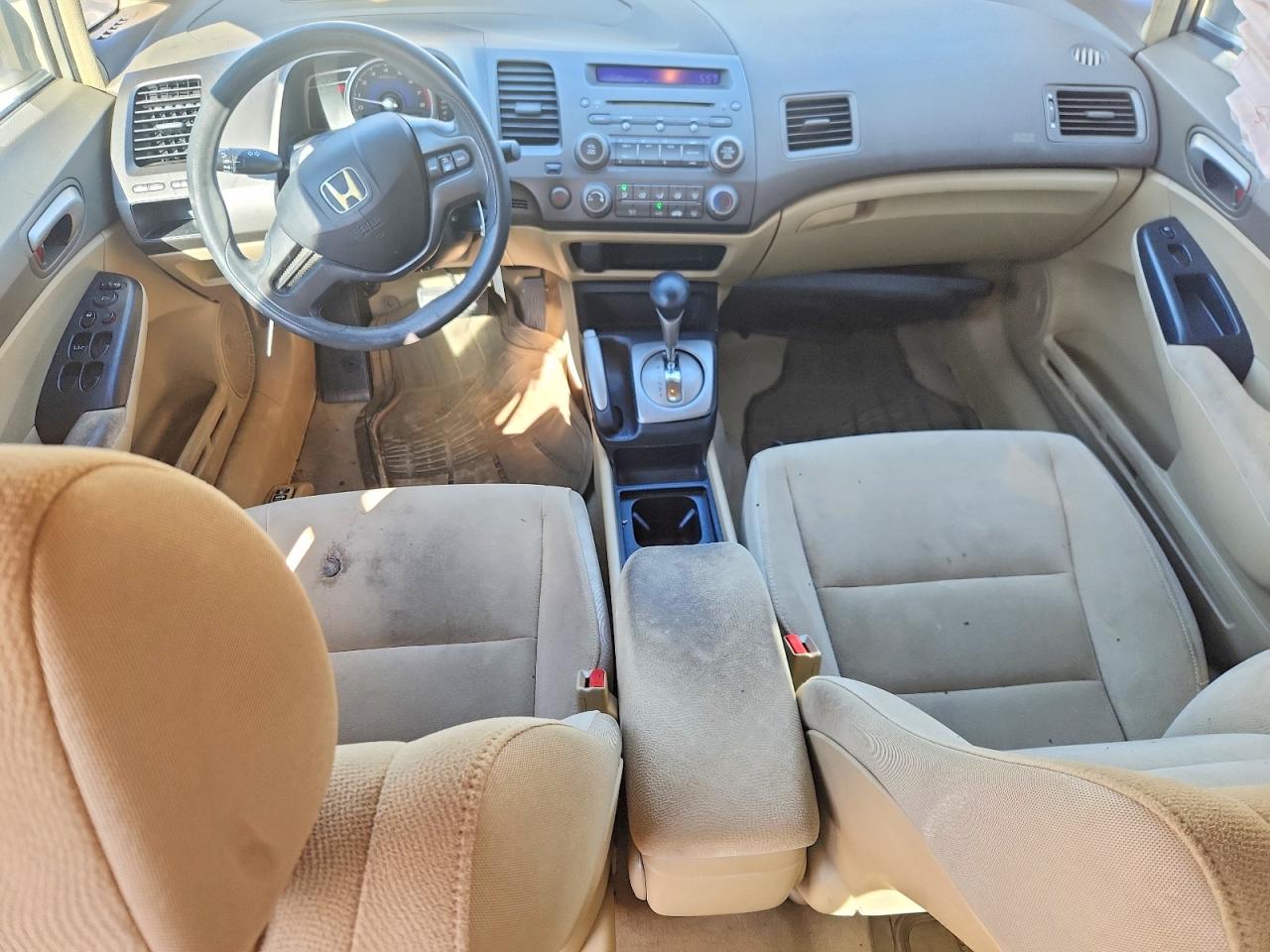 2008 Honda Civic Lx Бежевый vin: 1HGFA16538L099568