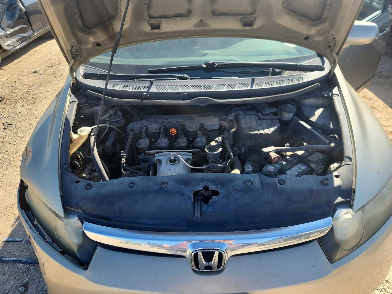 2008 Honda Civic Lx Бежевый vin: 1HGFA16538L099568