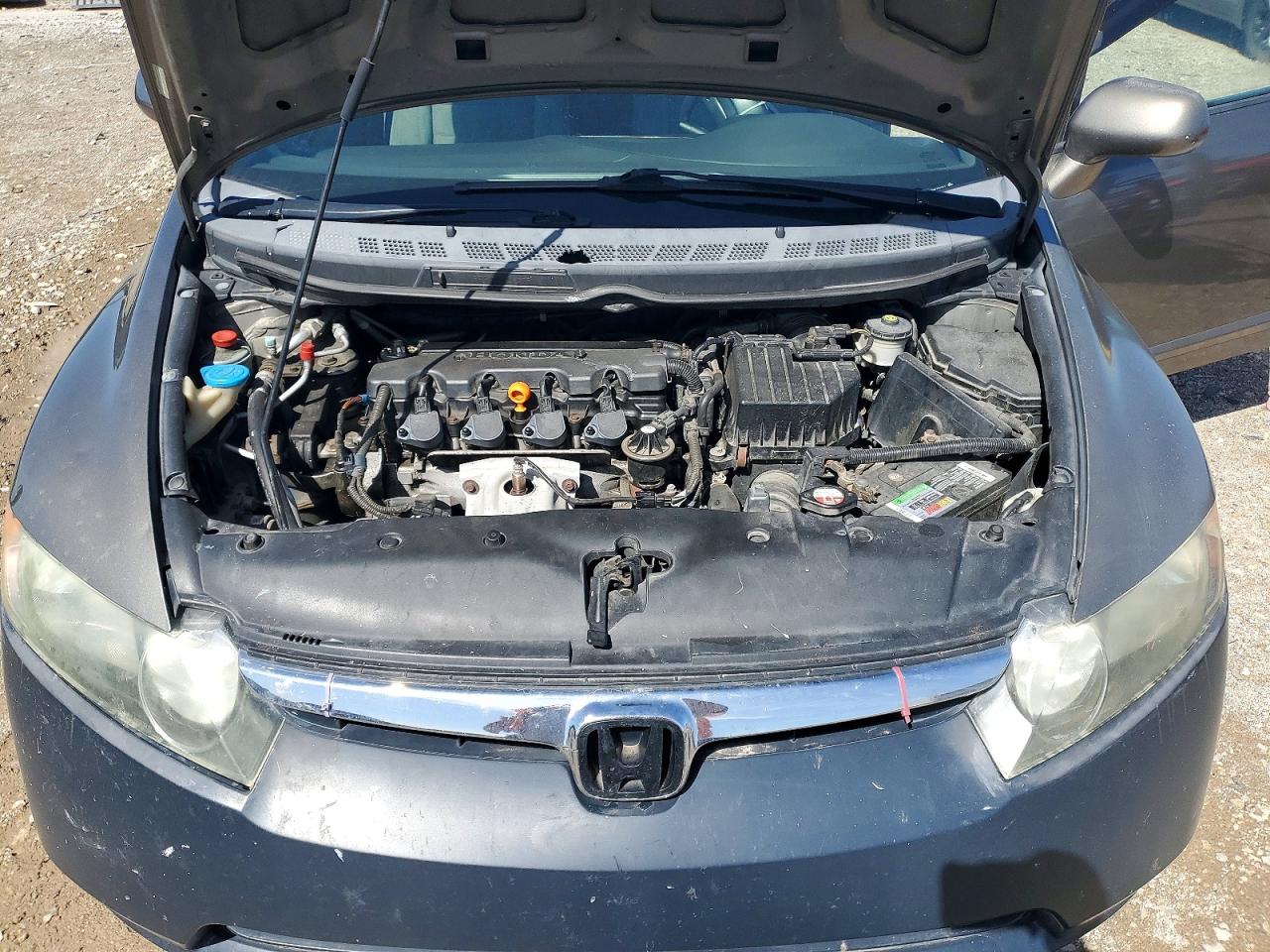 2008 Honda Civic Lx Gray vin: 1HGFA16538L110732