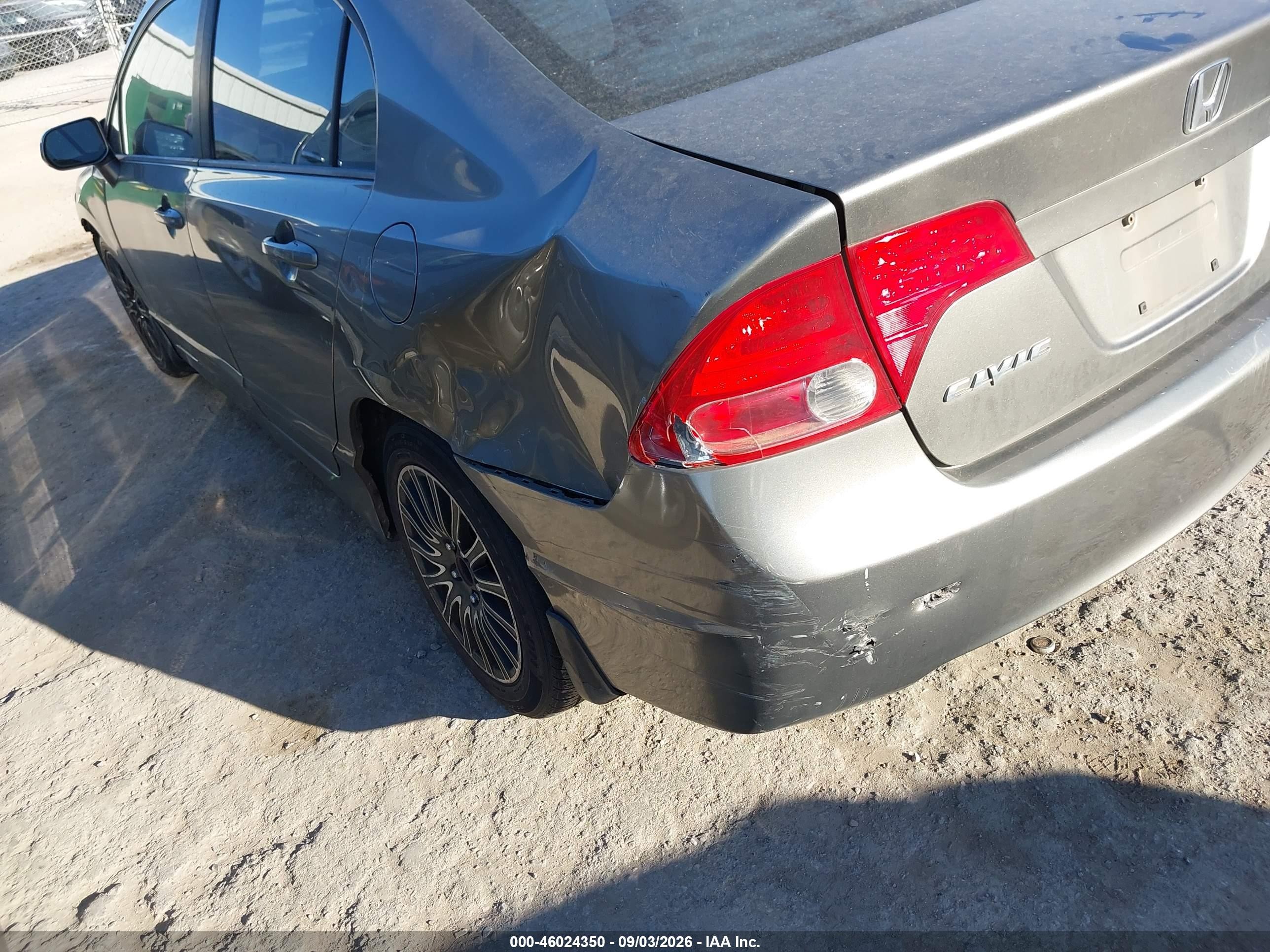 2008 Honda Civic Lx Gray vin: 1HGFA16538L112268
