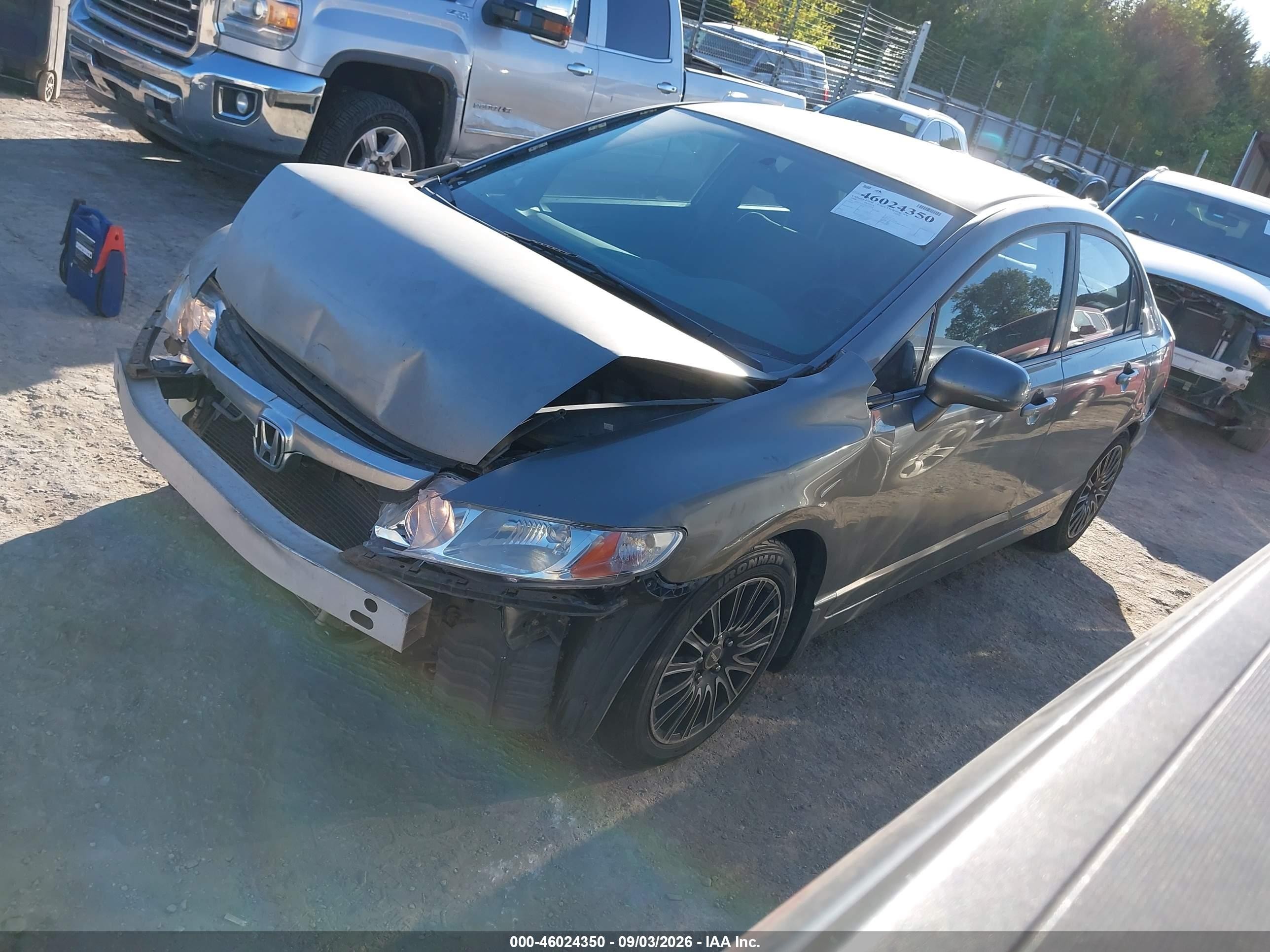 2008 Honda Civic Lx Gray vin: 1HGFA16538L112268