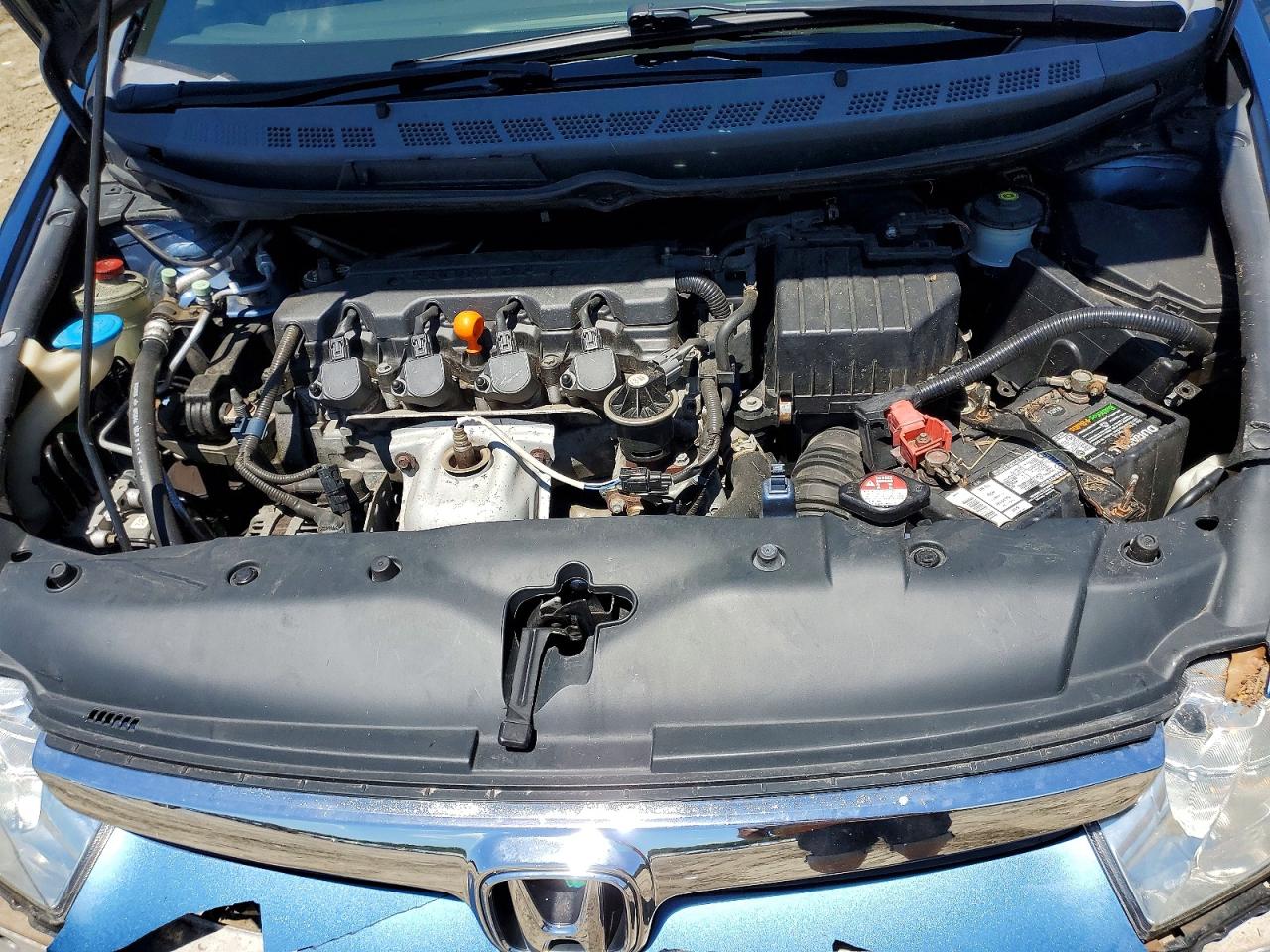 2008 Honda Civic Lx Blue vin: 1HGFA16538L113078