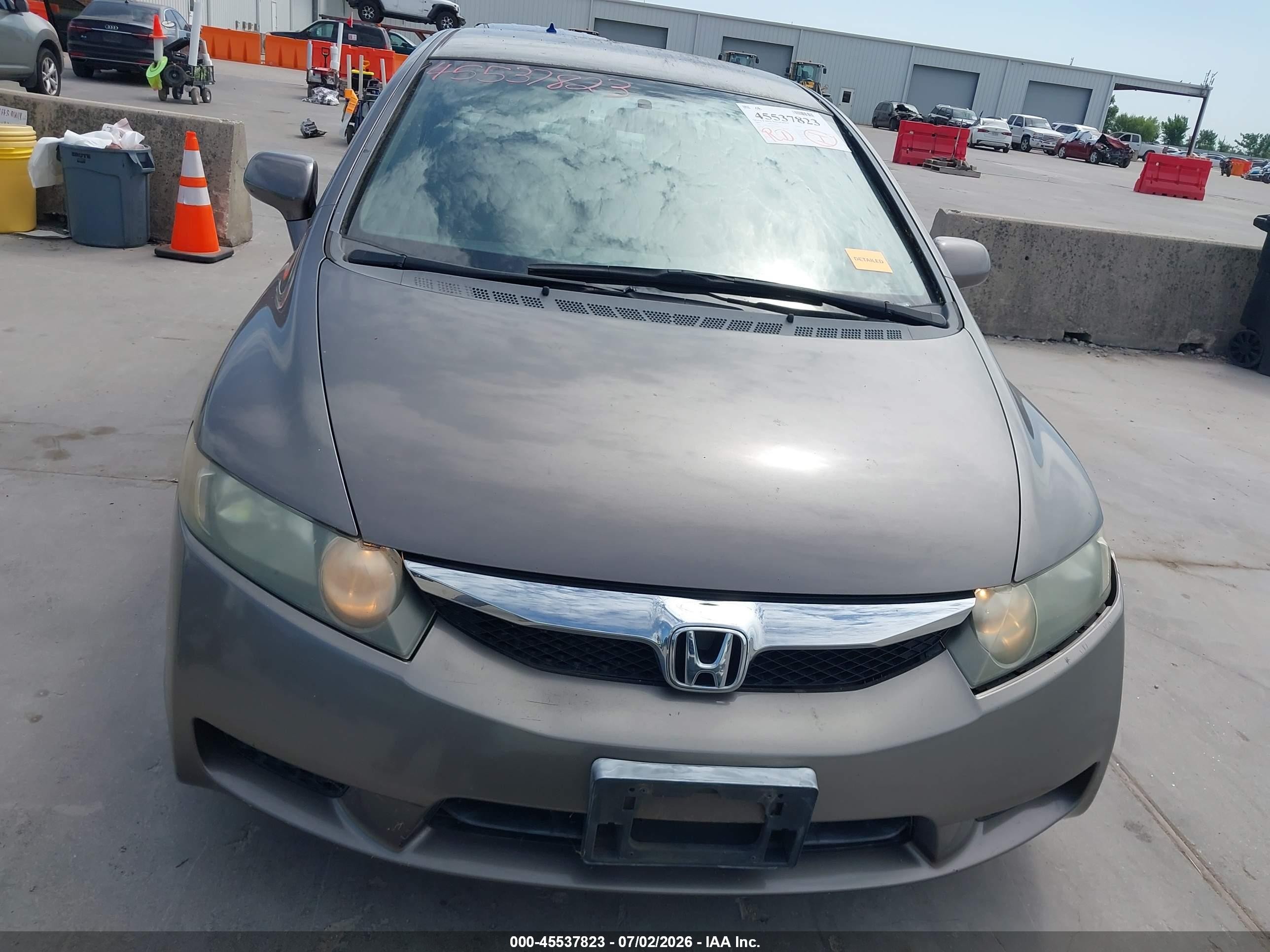 2009 Honda Civic Lx Brown vin: 1HGFA16539L014553