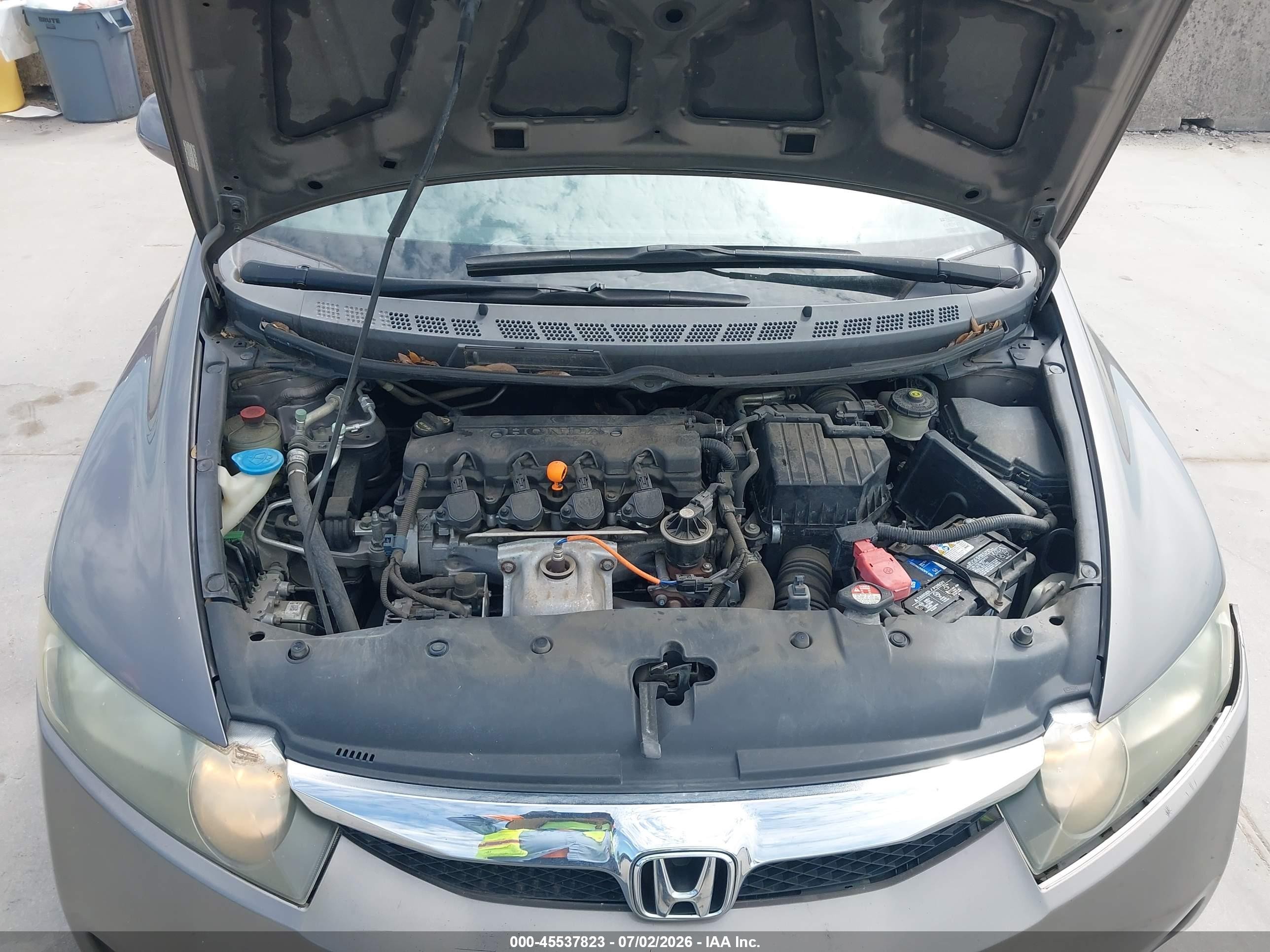 2009 Honda Civic Lx Brown vin: 1HGFA16539L014553