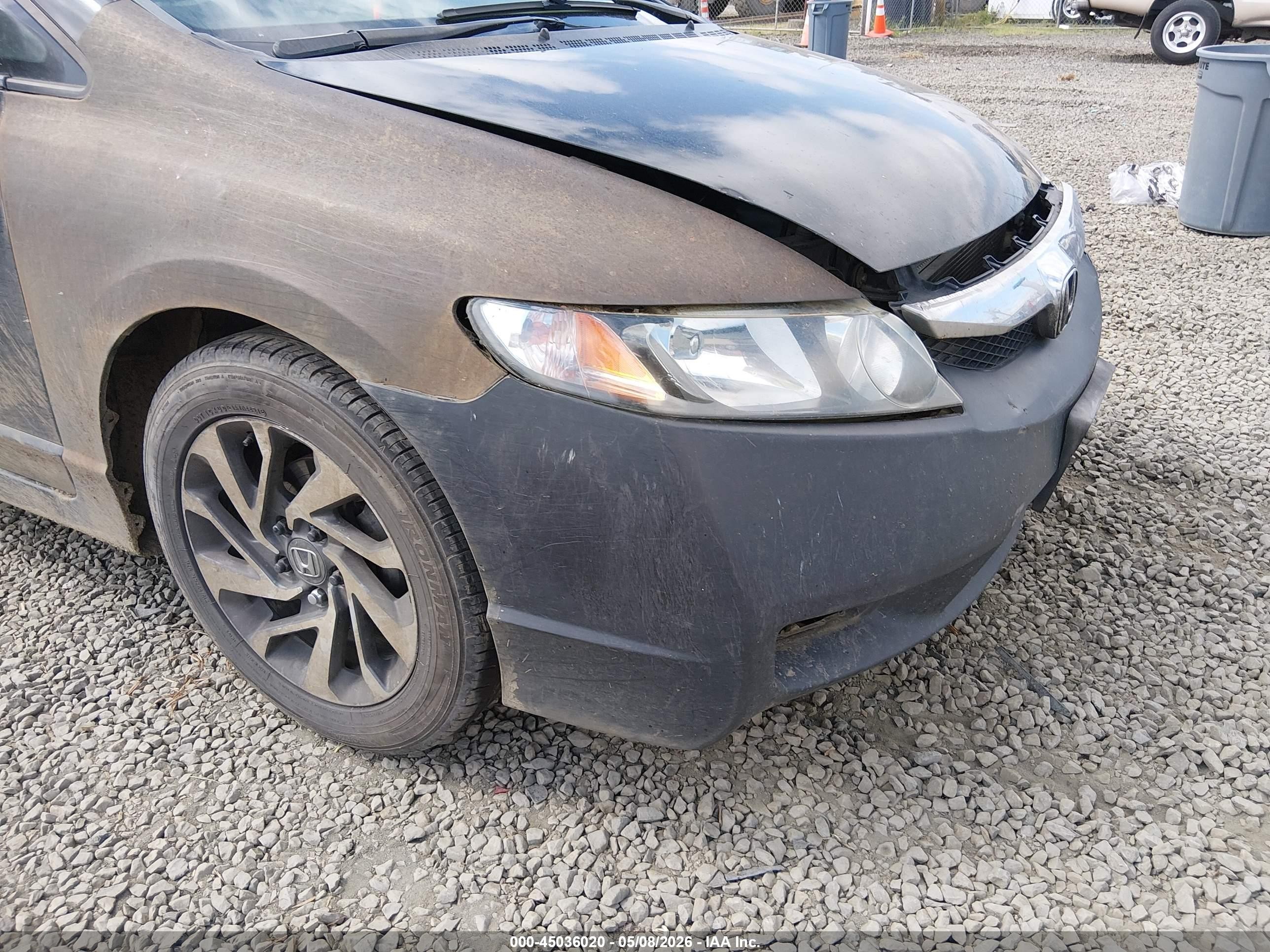 2009 Honda Civic Lx Черный vin: 1HGFA16539L016464