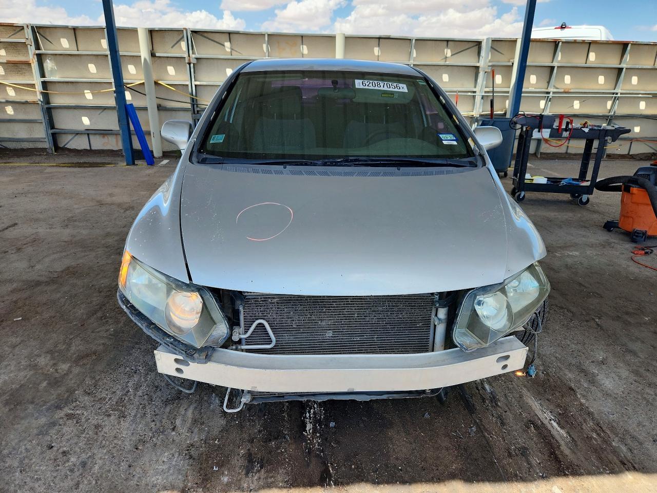 2009 Honda Civic Lx Silver vin: 1HGFA16539L017033