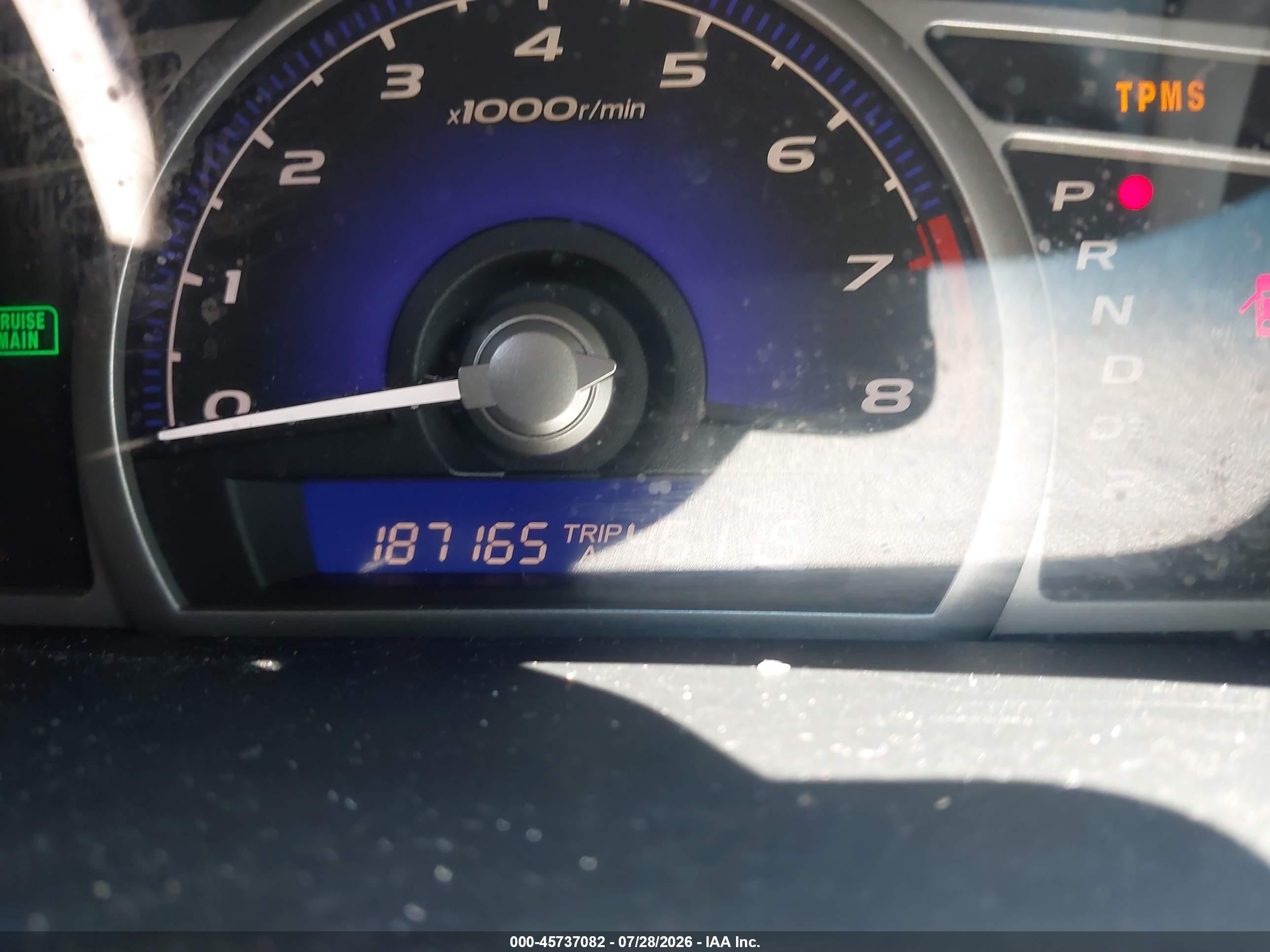 2009 Honda Civic Lx Blue vin: 1HGFA16539L017419