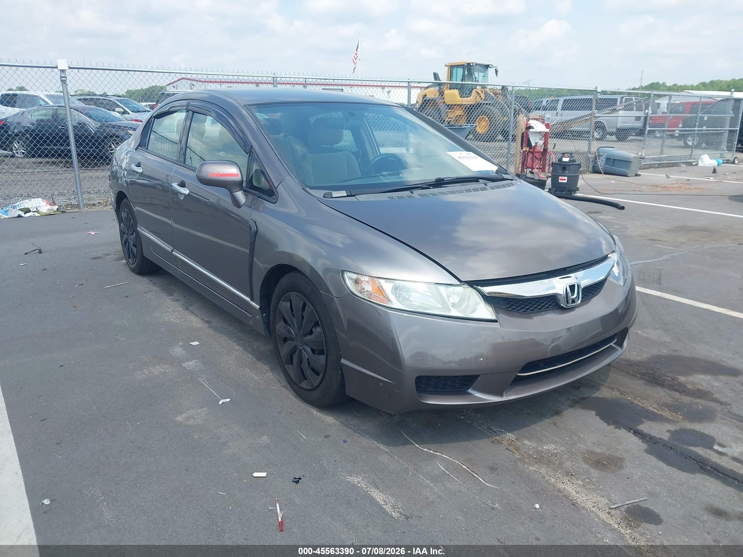 2009 Honda Civic Lx Champagne vin: 1HGFA16539L027223