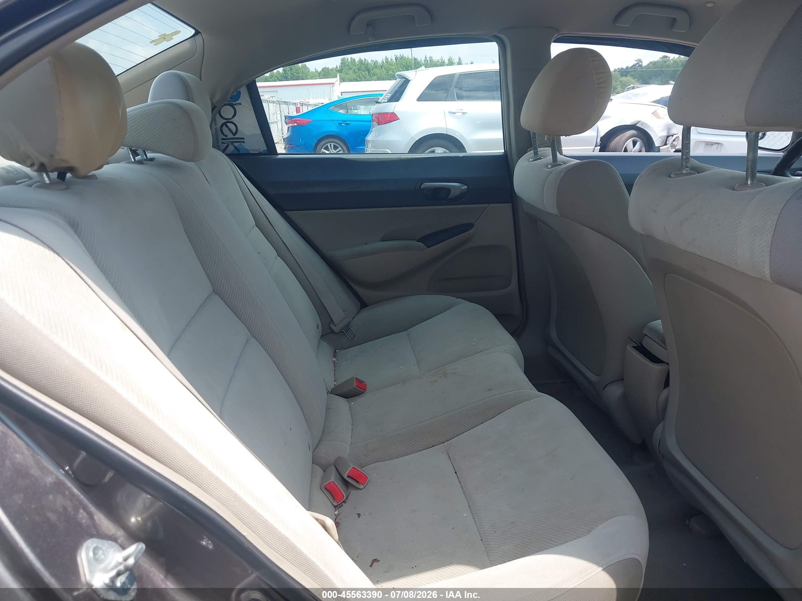 2009 Honda Civic Lx Champagne vin: 1HGFA16539L027223