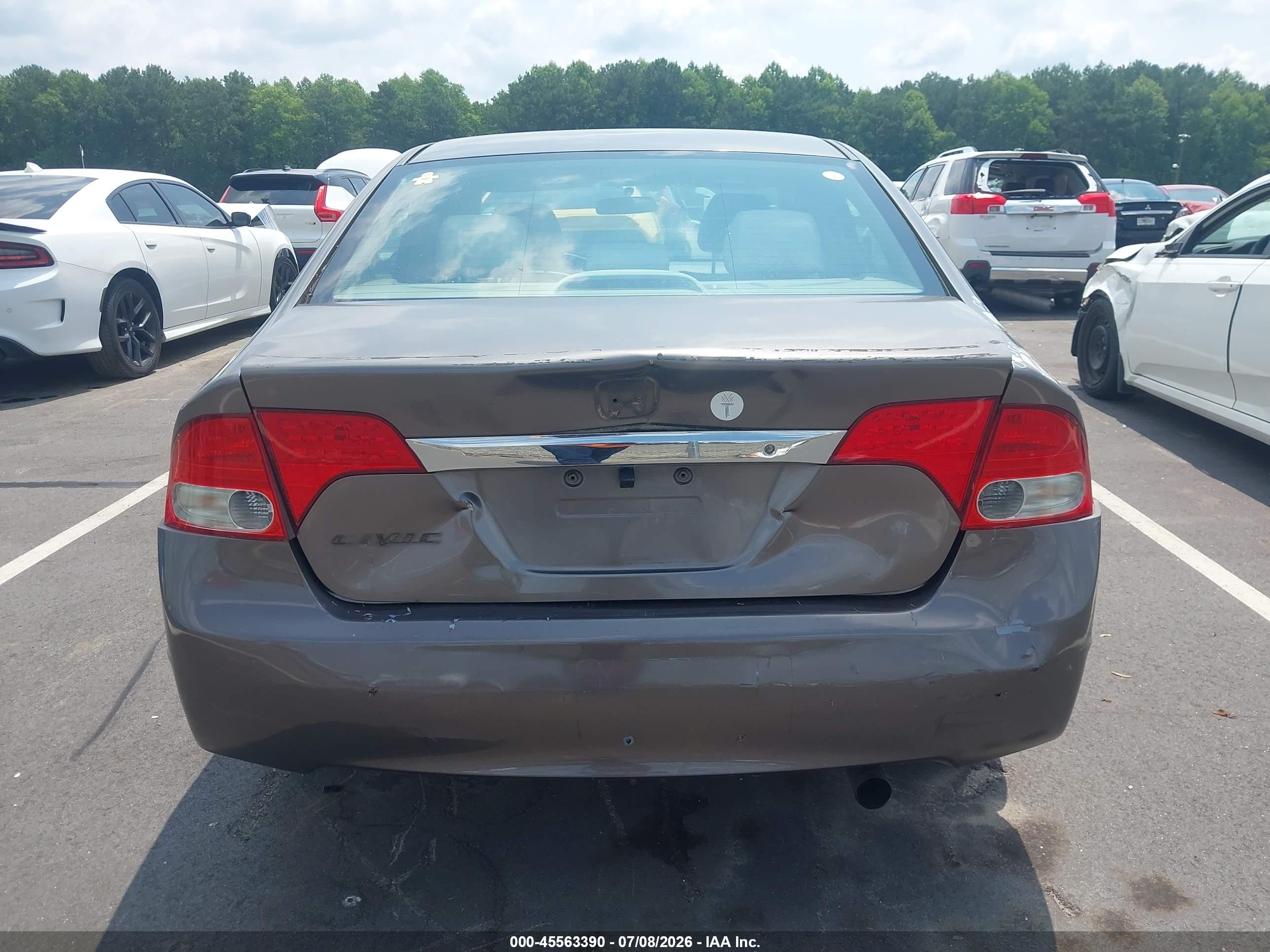 2009 Honda Civic Lx Champagne vin: 1HGFA16539L027223