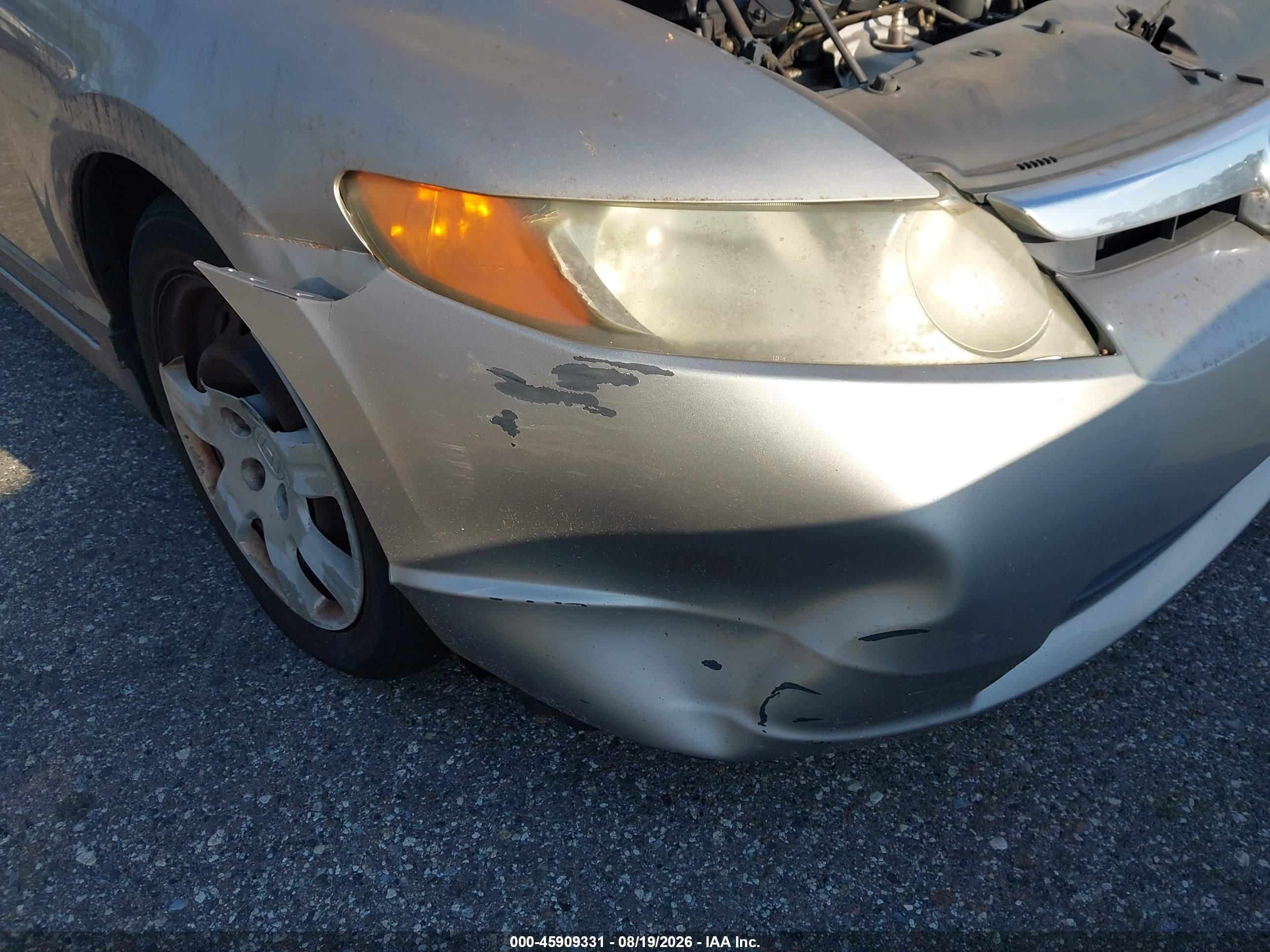 2006 Honda Civic Lx Champagne vin: 1HGFA16546L031471
