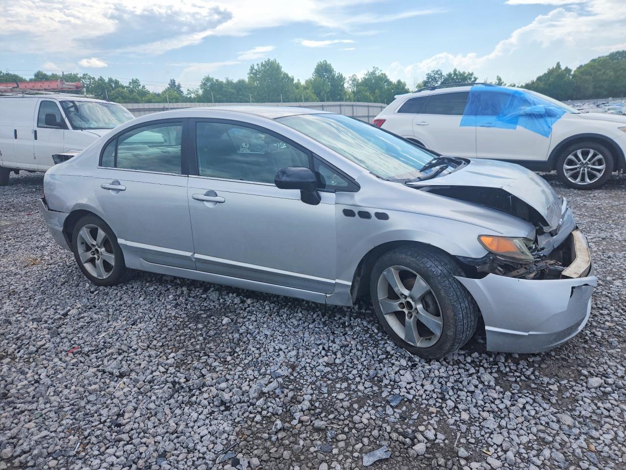 2006 Honda Civic Lx Silver vin: 1HGFA16546L047248
