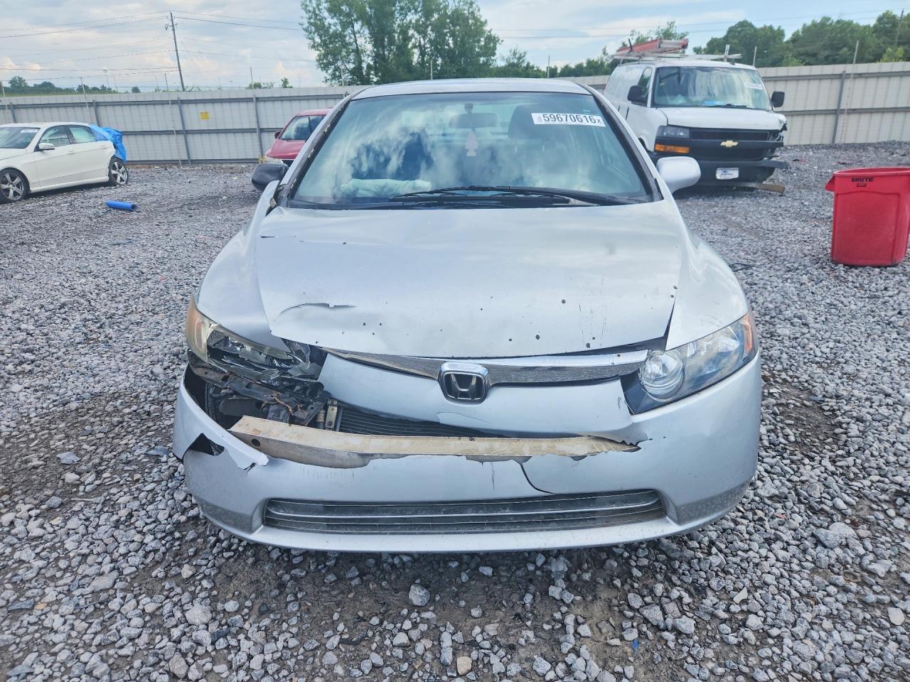 2006 Honda Civic Lx Silver vin: 1HGFA16546L047248