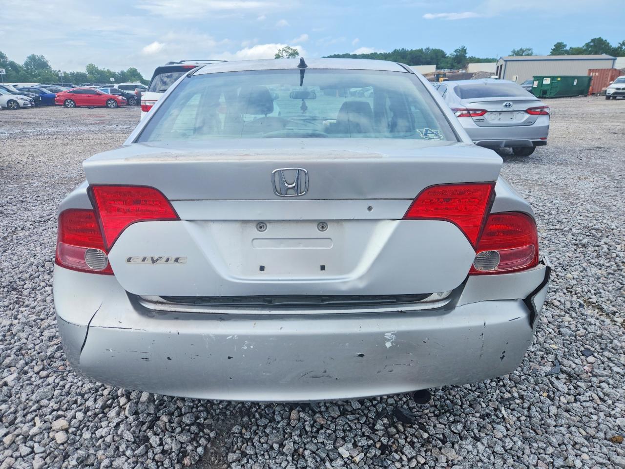 2006 Honda Civic Lx Silver vin: 1HGFA16546L047248