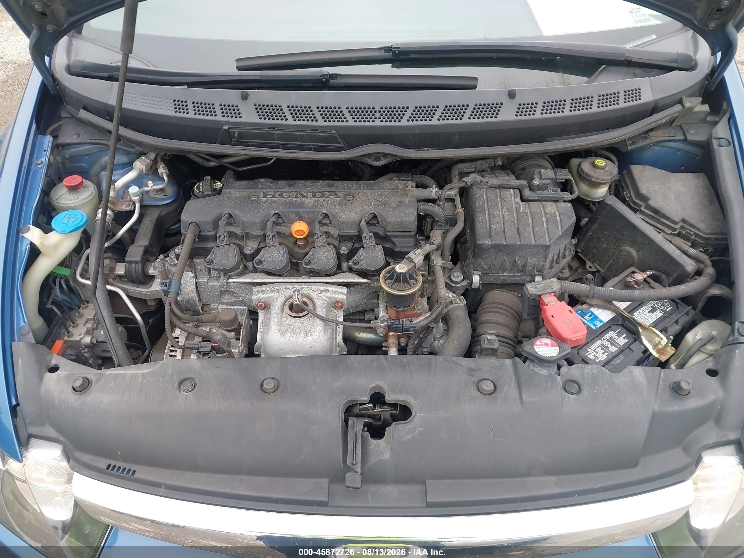 2006 Honda Civic Lx Blue vin: 1HGFA16546L058606