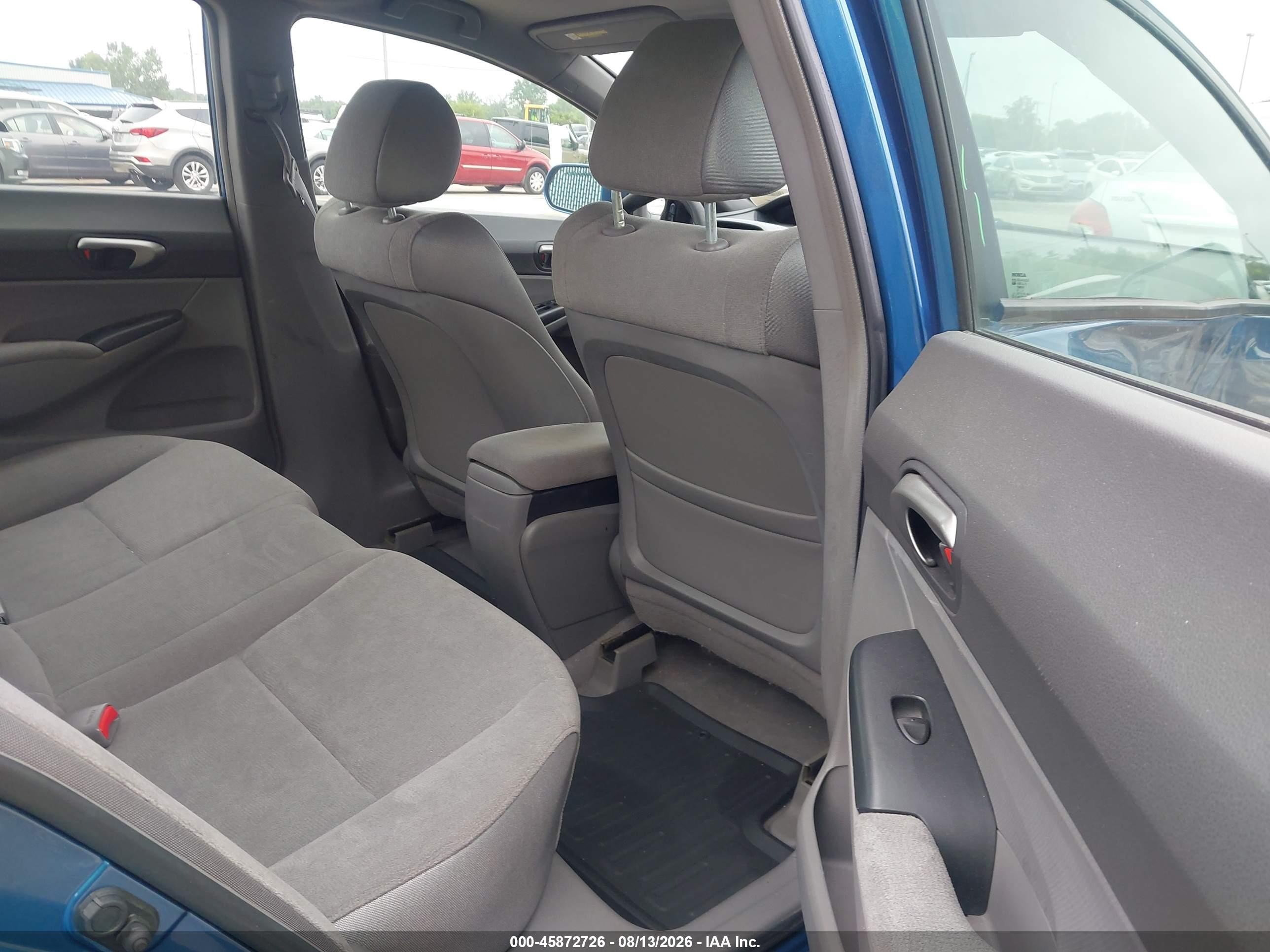 2006 Honda Civic Lx Blue vin: 1HGFA16546L058606