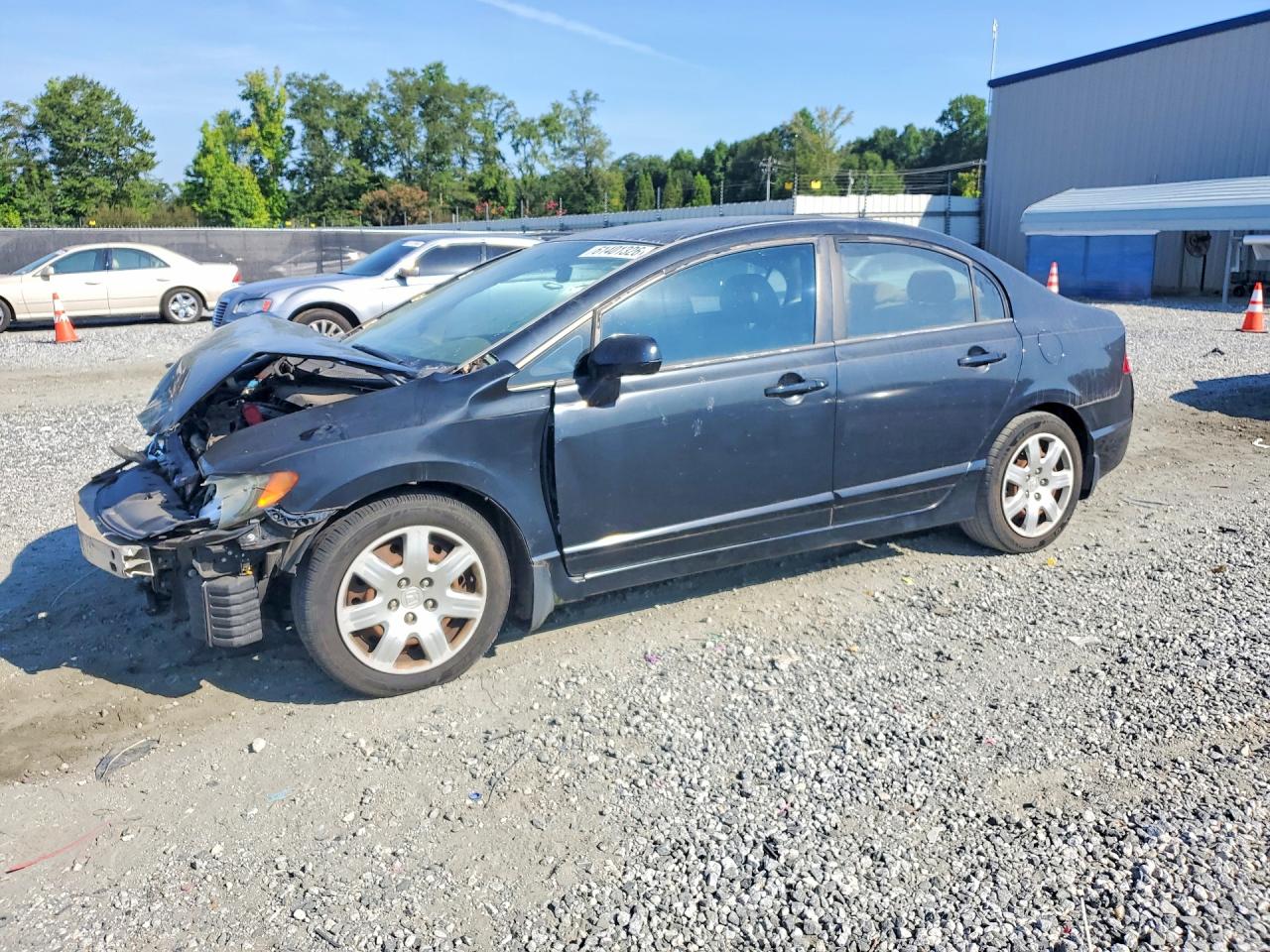 2006 Honda Civic Lx Black vin: 1HGFA16546L075096