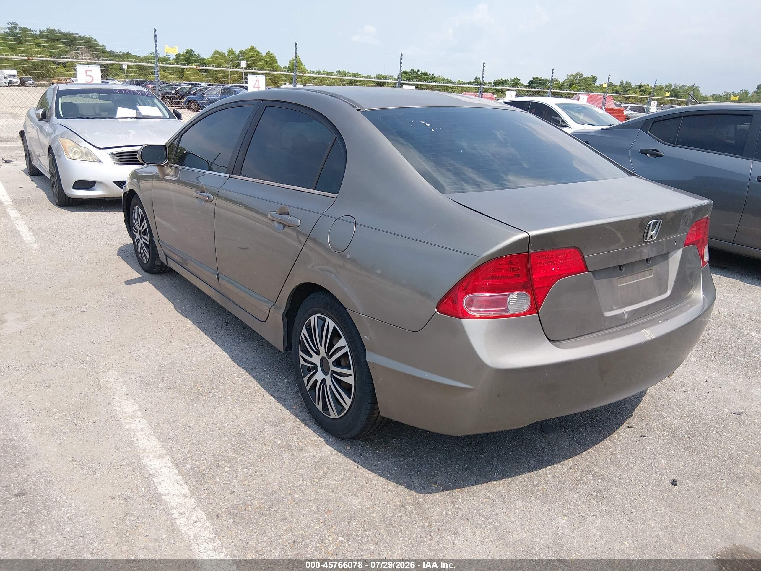 2006 Honda Civic Lx Gray vin: 1HGFA16546L077432